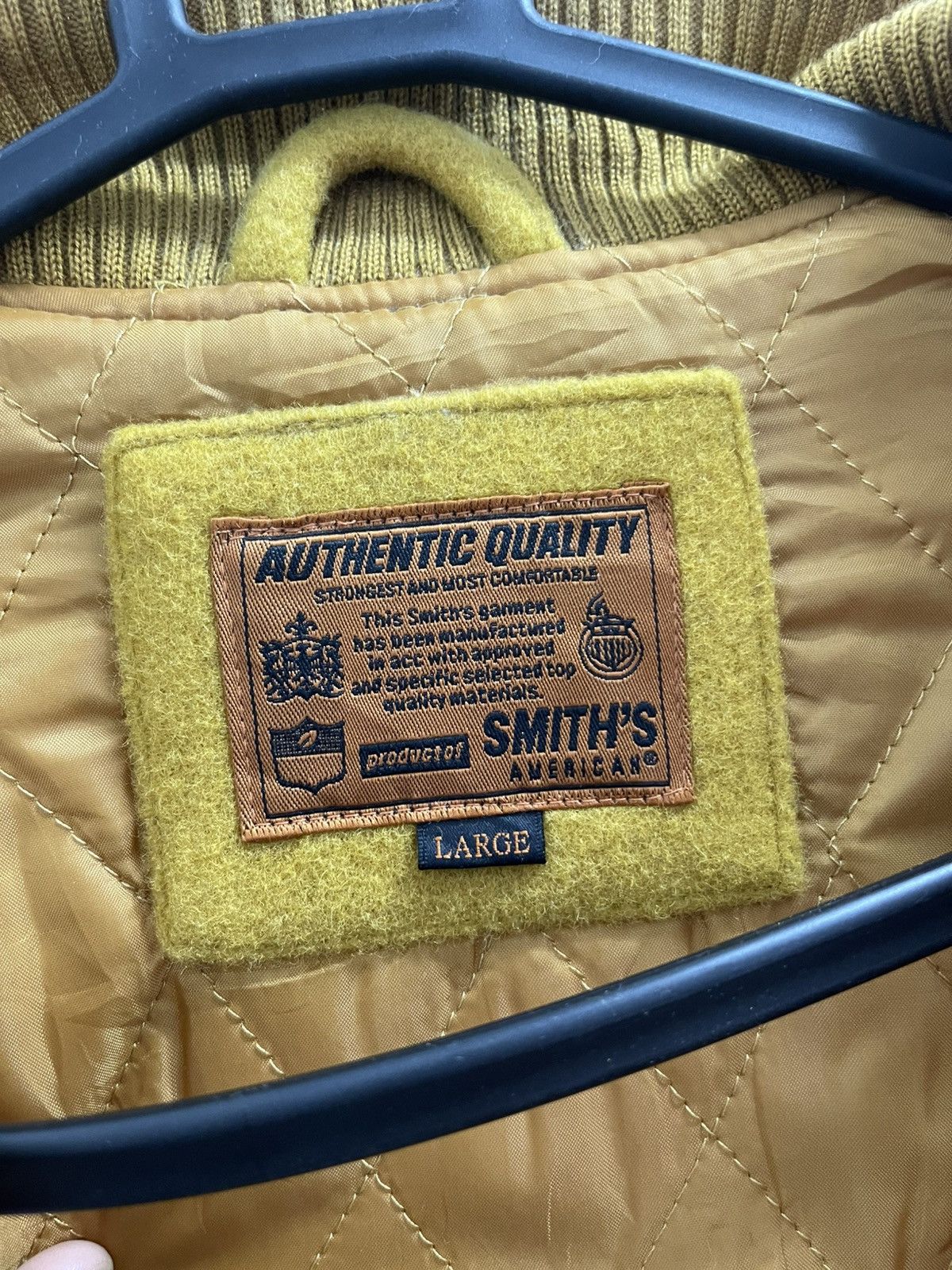 Smith's American Smith's American Wool Leather Varsity Jacket Size US L / EU 52-54 / 3 - 12 Thumbnail