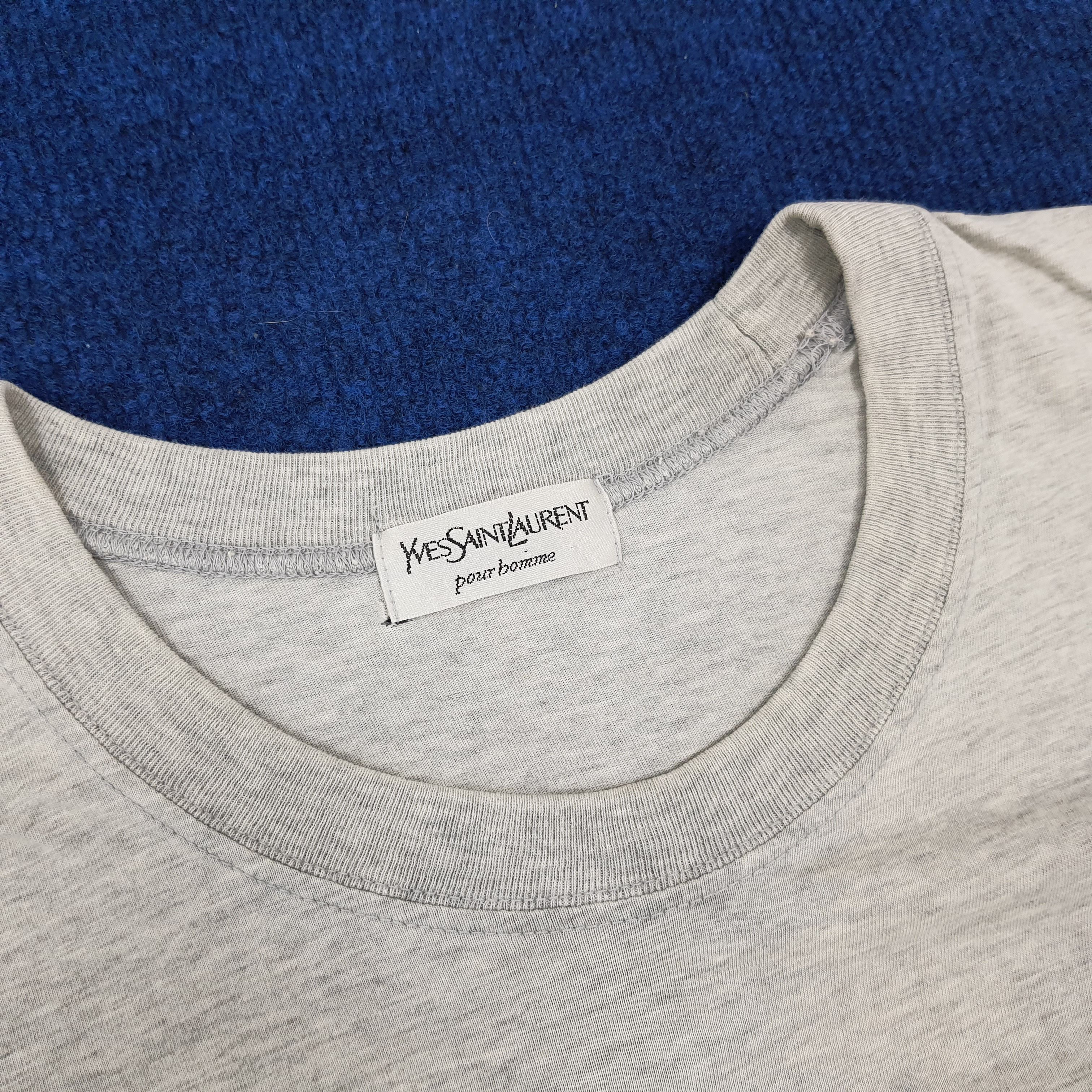 Vintage × Yves Saint Laurent Vintage Yves Saint Laurent Italian Brand Tshirt Size US L / EU 52-54 / 3 - 4 Thumbnail