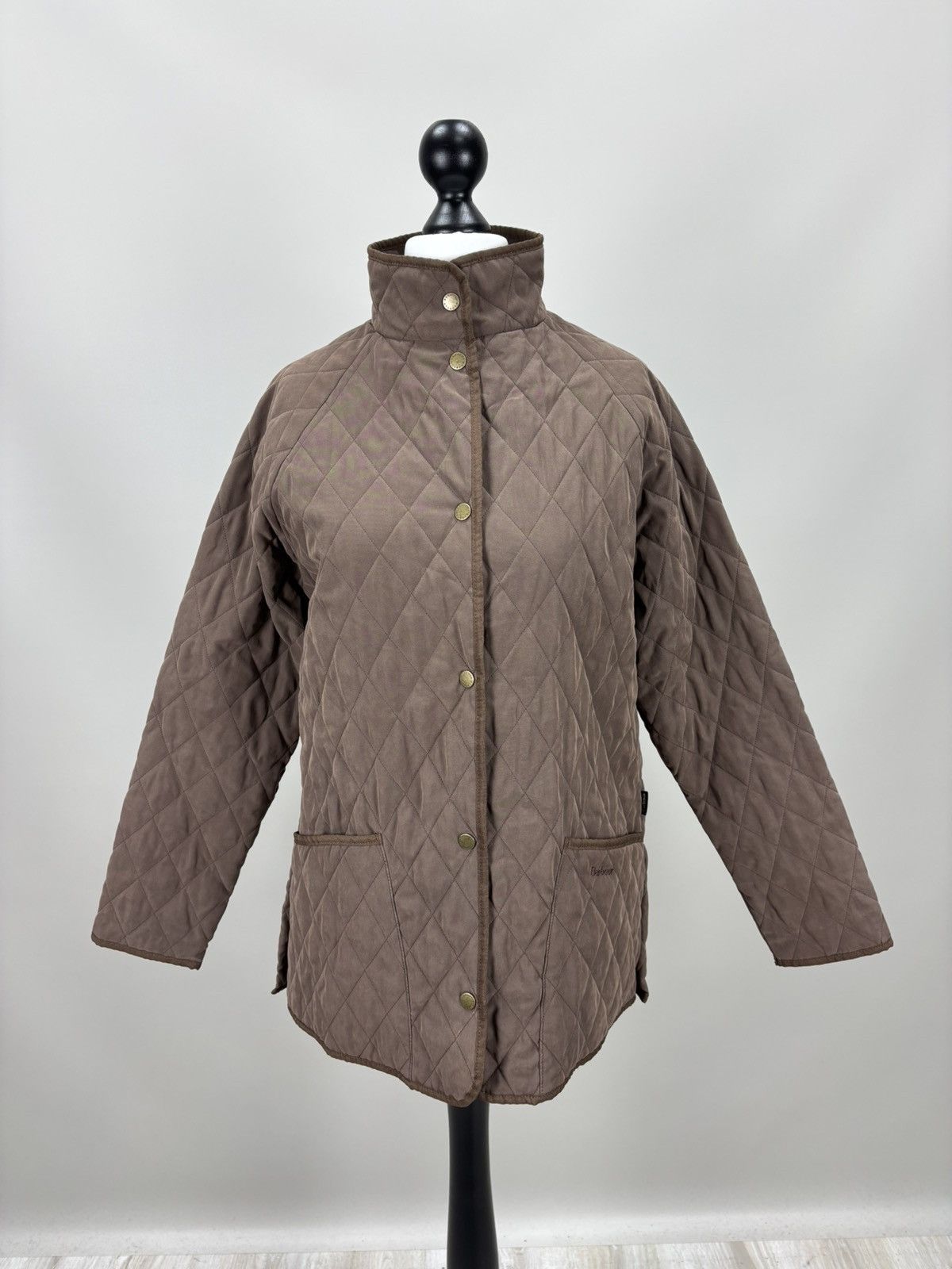 Barbour Womens quilted jacket Barbour Size 38 Color Brown Size XS / US 0-2 / IT 36-38 - 1 Thumbnail