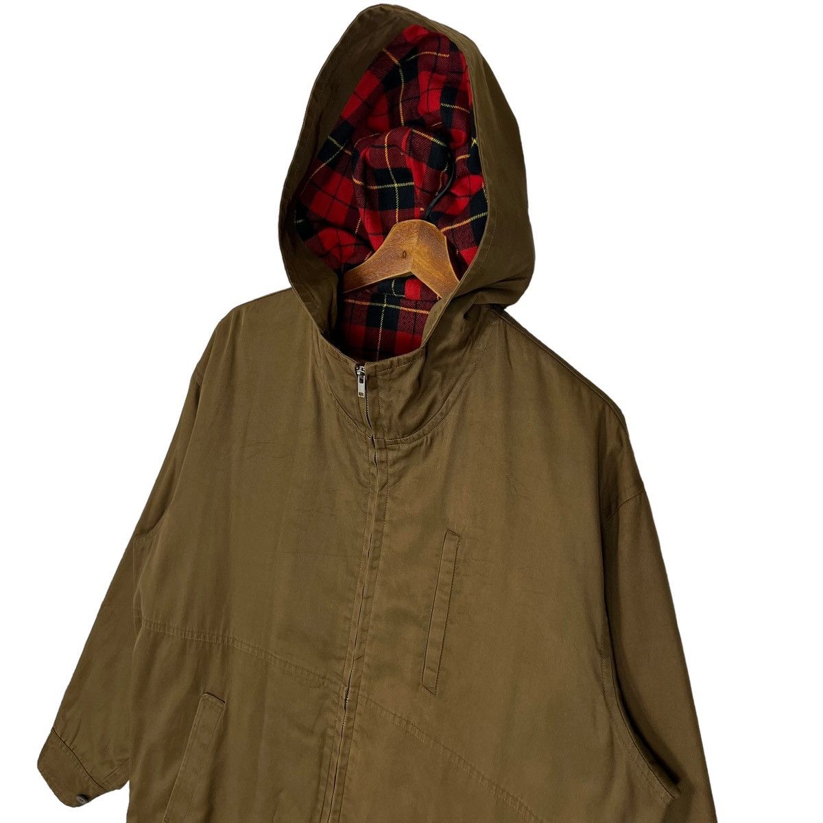 Comme des Garcons Homme 80’s Homme CDG Brown Hooded Jacket Size Medium Size US M / EU 48-50 / 2 - 2 Thumbnail