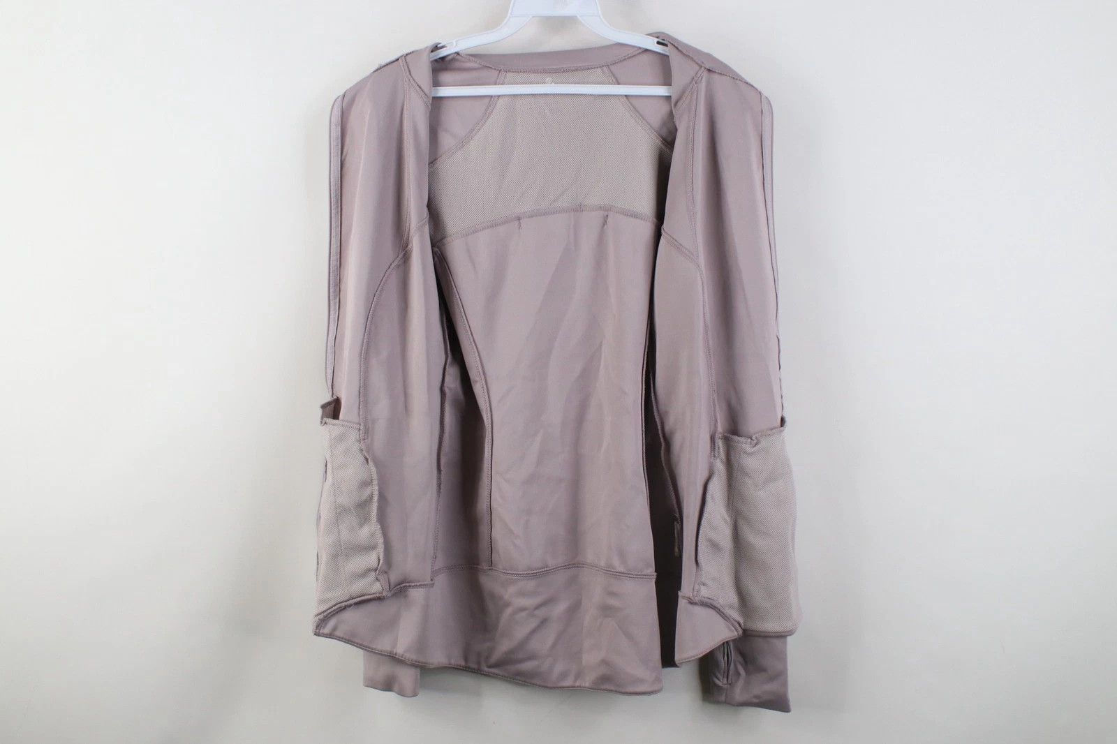Vintage Apana Yoga Stretch Knit Running Jogging Gym Jacket Purple Size M / US 6-8 / IT 42-44 - 9 Thumbnail