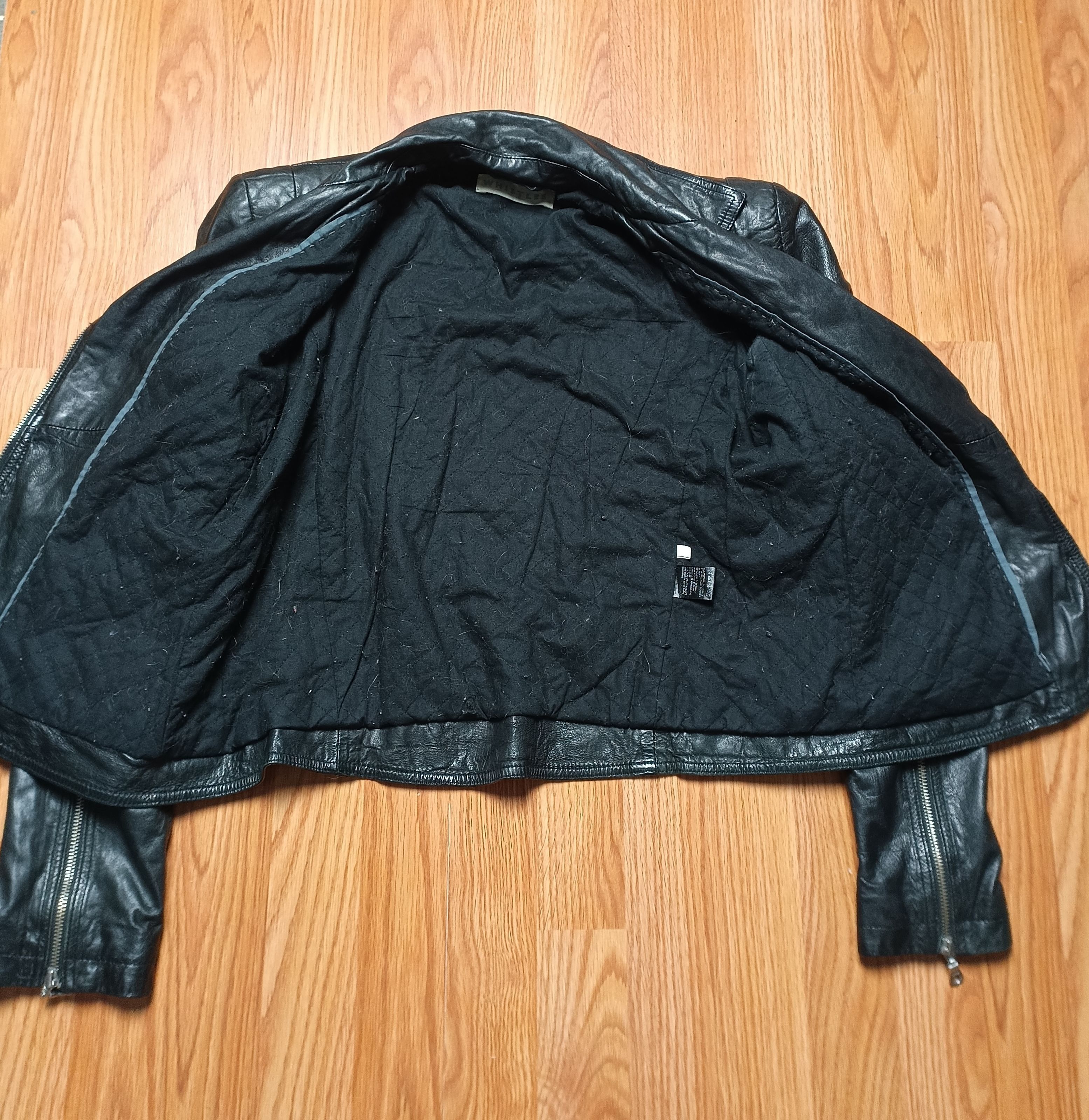 Whistles WHISTLES Leather Biker Jacket Black Womens US8 EU40 Size M / US 6-8 / IT 42-44 - 6 Thumbnail