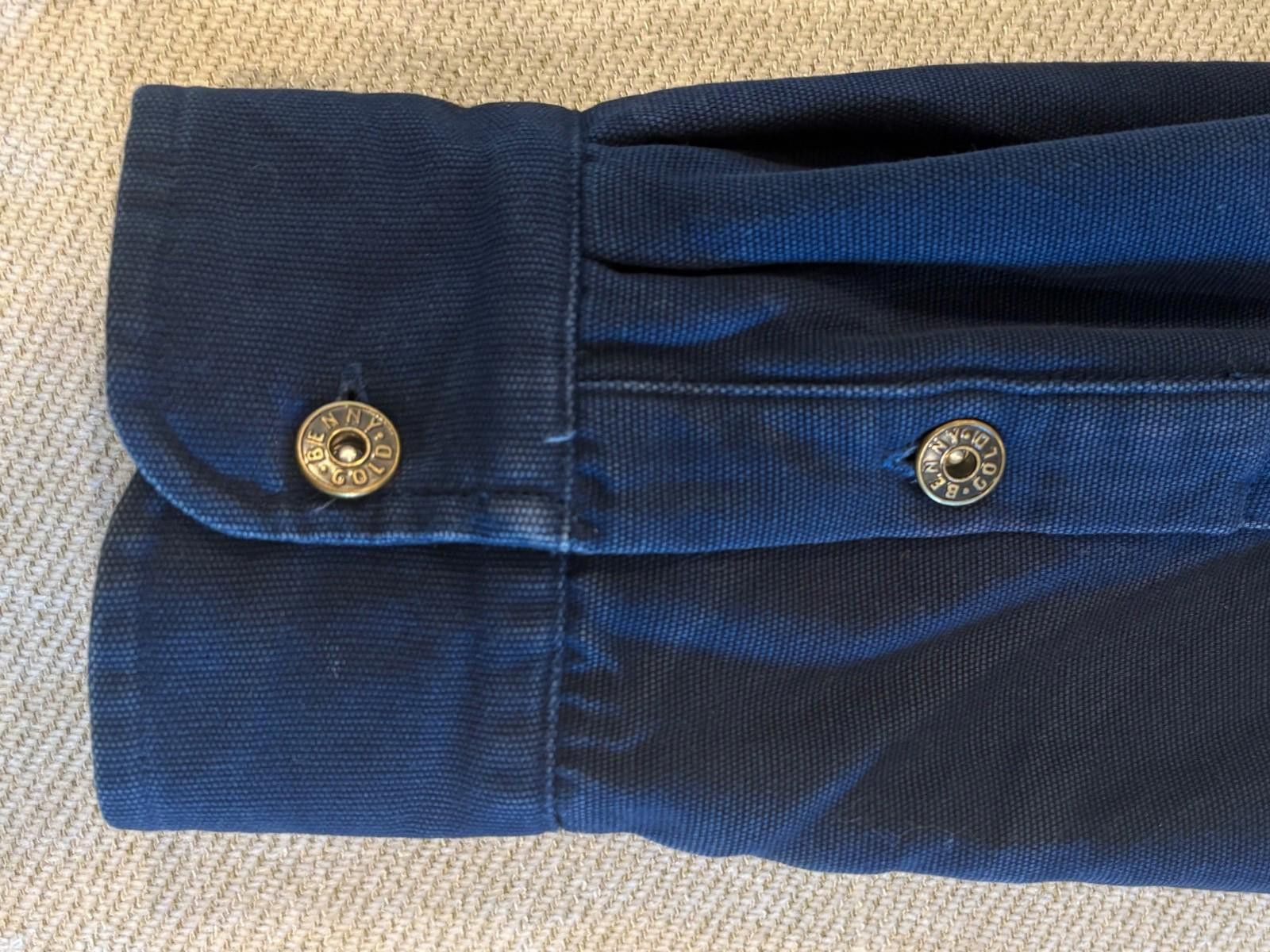 Benny Gold Benny Gold San Francisco Canvas Jacket Navy Blue Size Large Size US L / EU 52-54 / 3 - 5 Thumbnail