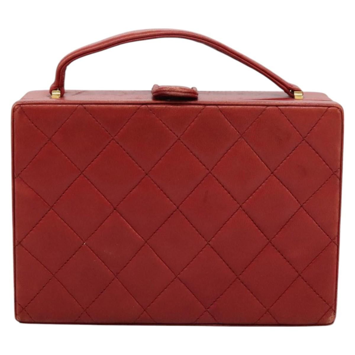 Chanel Cc Red Leather Handbag (Pre-Owned) Size ONE SIZE - 1 Thumbnail