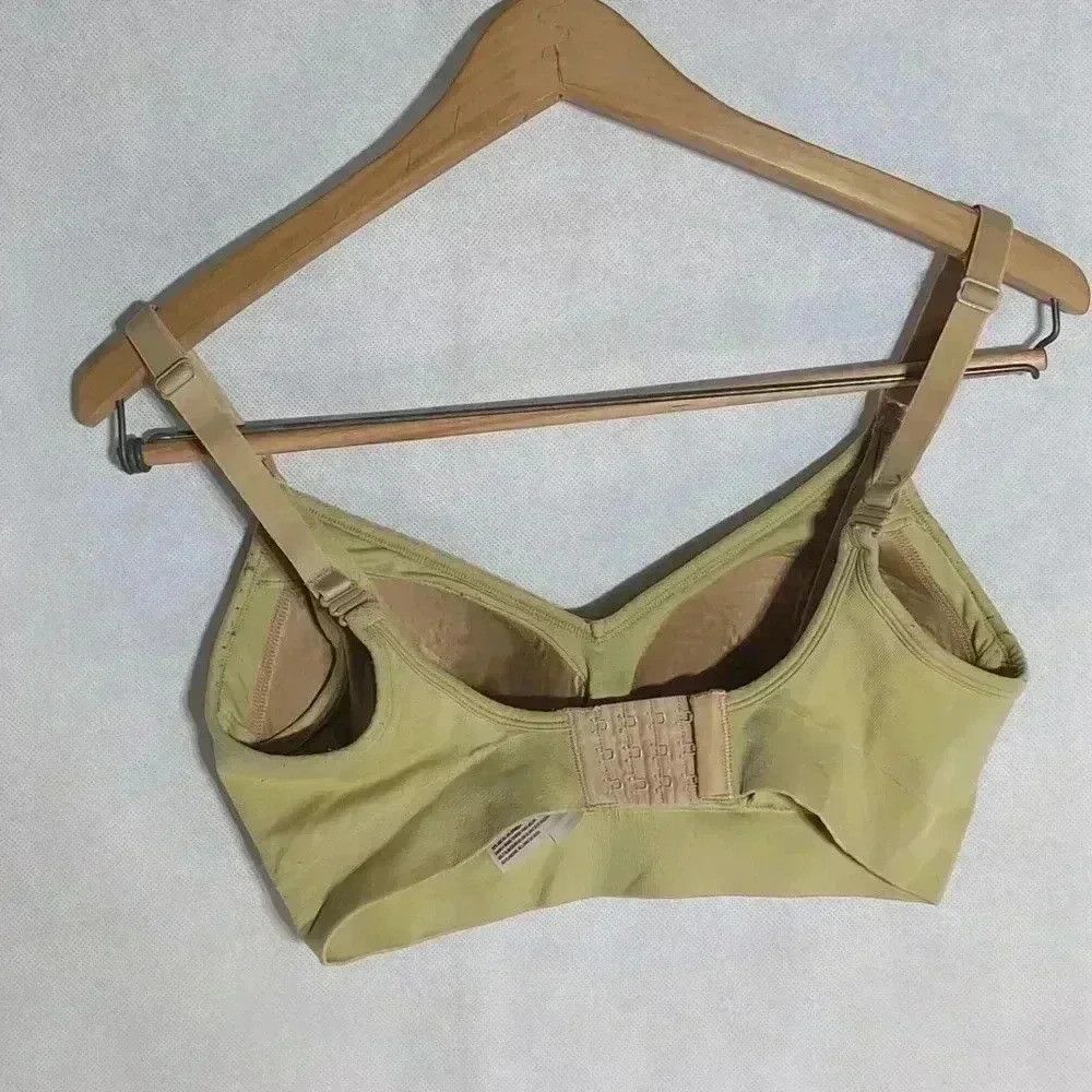 Designer Gilligan & O'Malley light green tan Nursing Bra sz M Size ONE SIZE - 2 Thumbnail