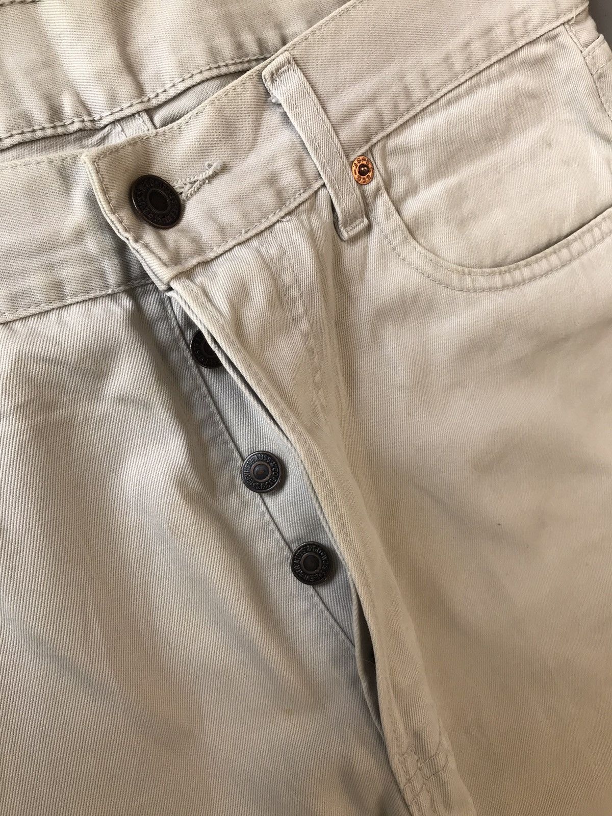 Levi's × Vintage Vintage Levi’s silver tab off white straight denim Size US 32 / EU 48 - 5 Thumbnail