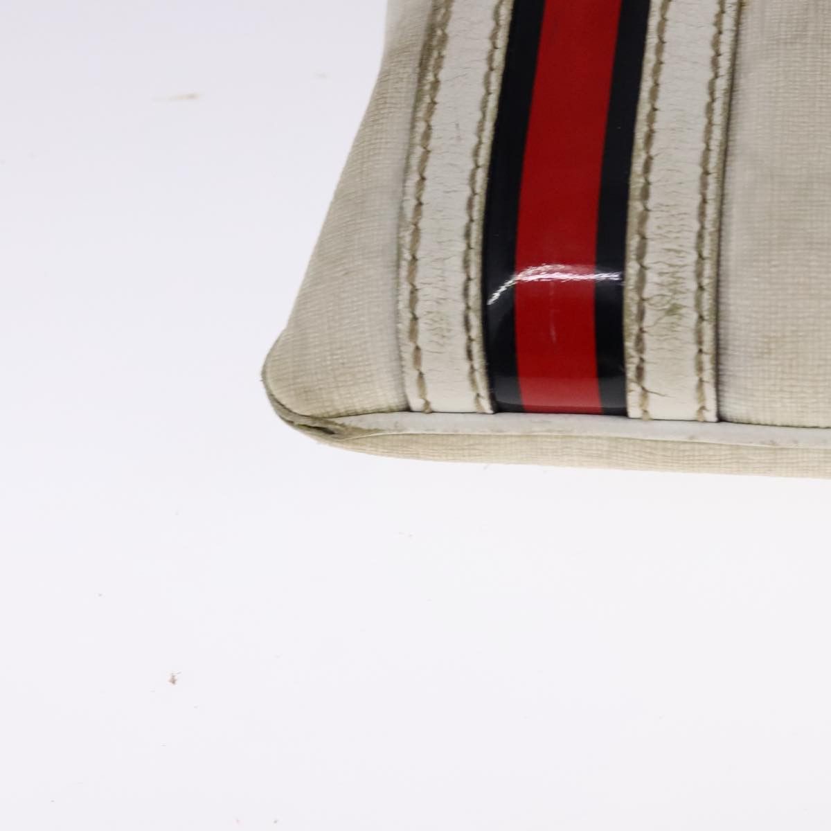 Gucci GUCCI GG Supreme Shoulder Bag Pvc White Red Gold Size ONE SIZE - 15 Thumbnail