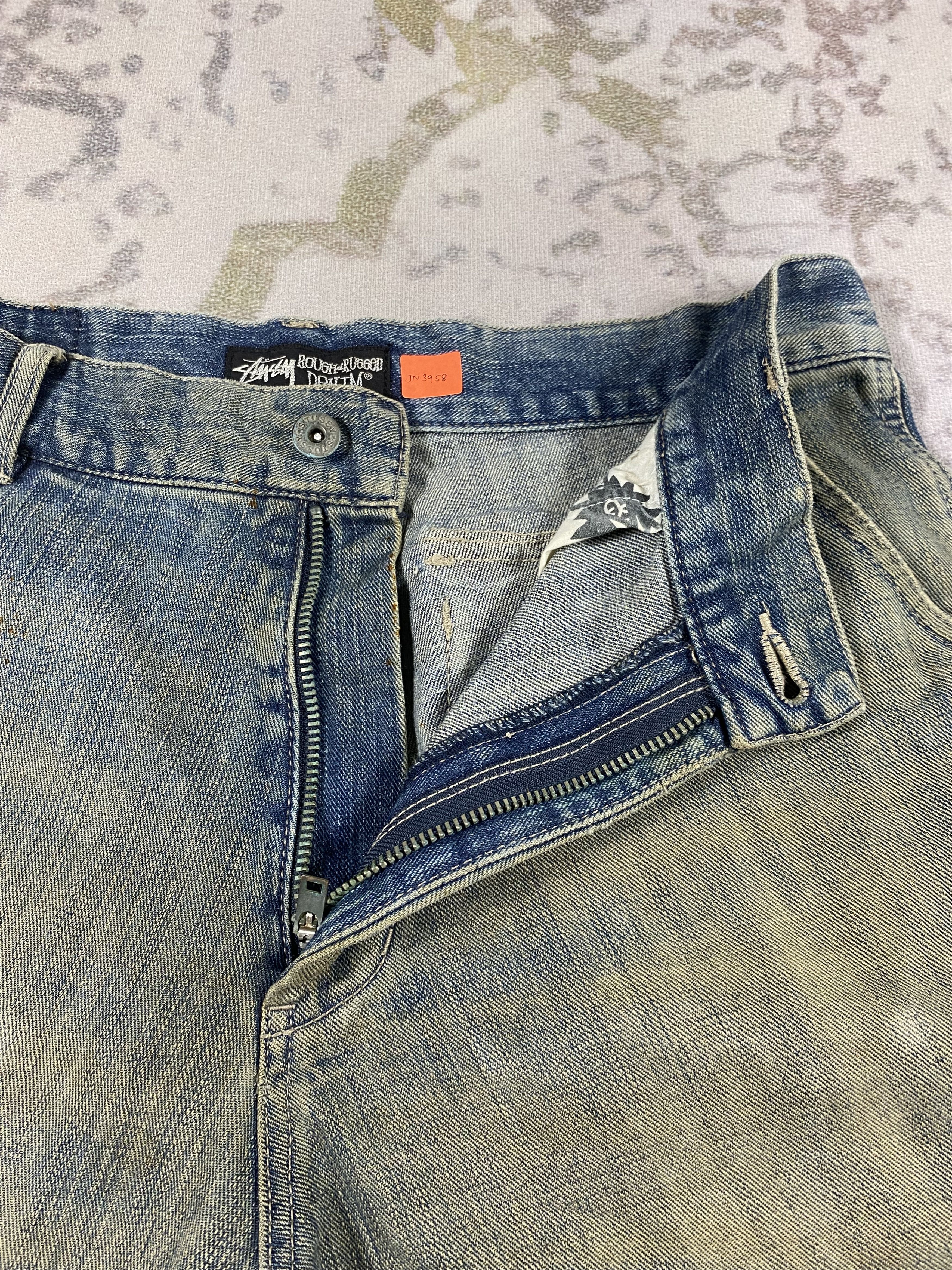 Japanese Brand Vintage Stussy Short Jeans 32x13.5 Denim-JN3958 Size US 32 / EU 48 - 6 Thumbnail