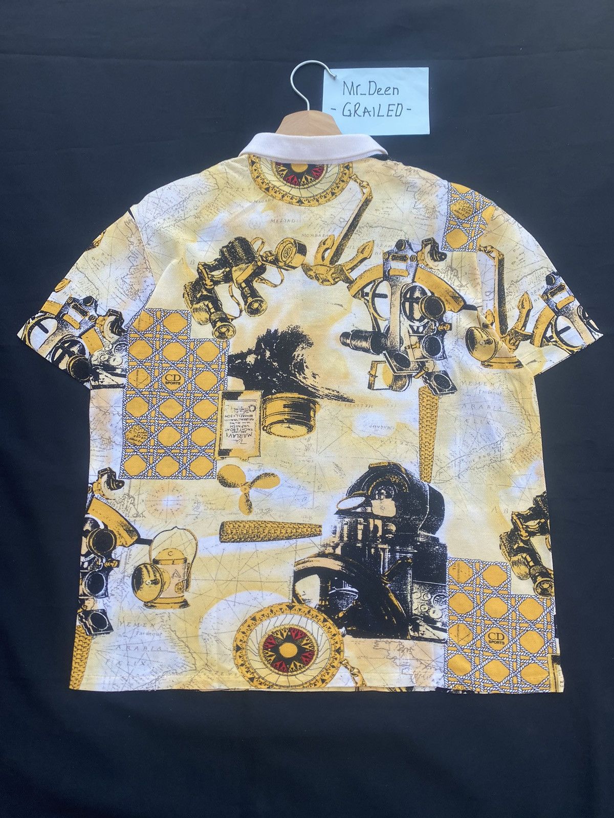Christian Dior Monsieur Rare Vintage Christian Dior Full Prints Polo Shirt Size US S / EU 44-46 / 1 - 15 Thumbnail