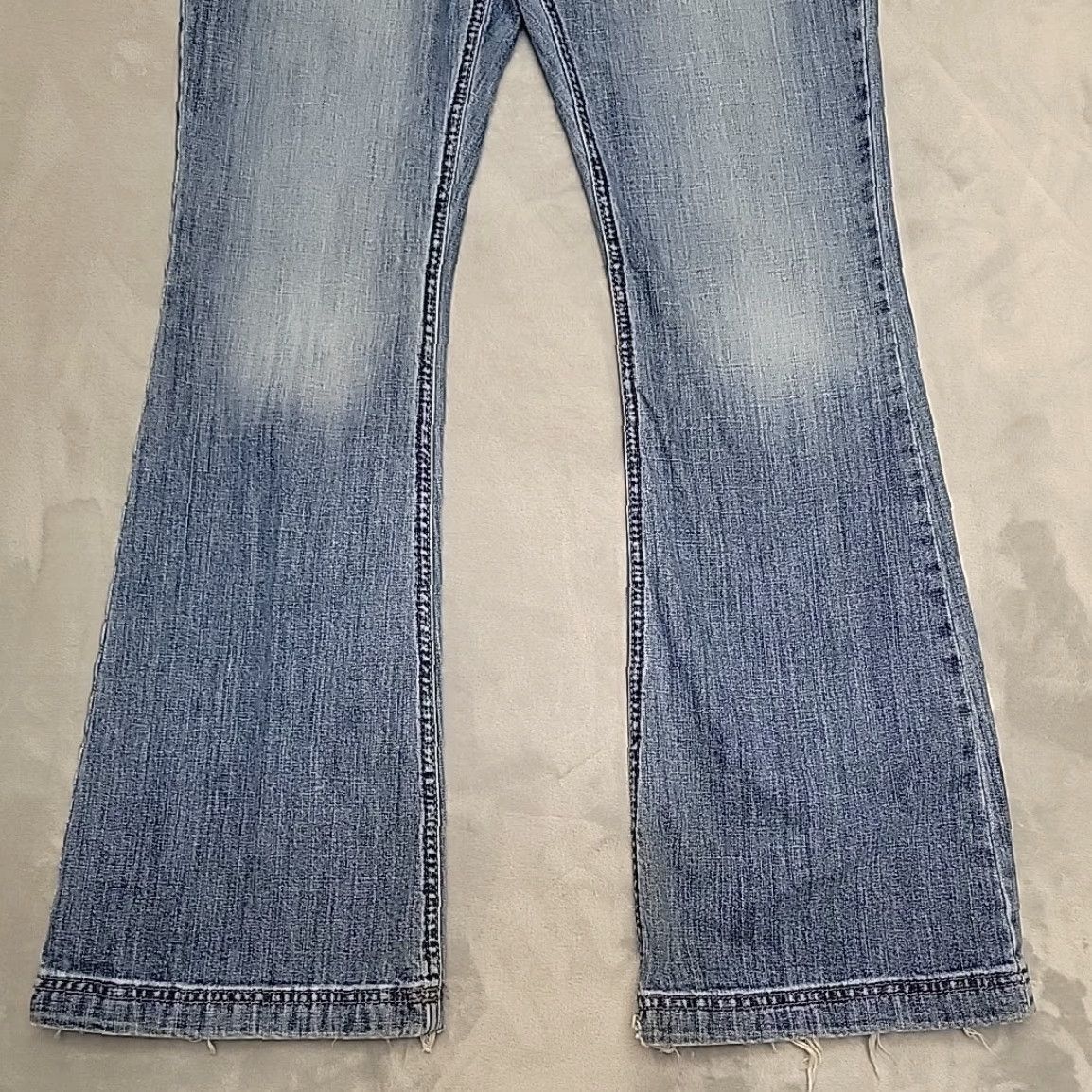 Denime Cinch Jeans Womens 30 Bootcut Denim Lynden Wide Leg Blue 30/9 R Regular Medium Wash USA Western Cowboy Jeans Womens Mens Girls 0 Size 30" / US 8 / IT 44 - 2 Thumbnail