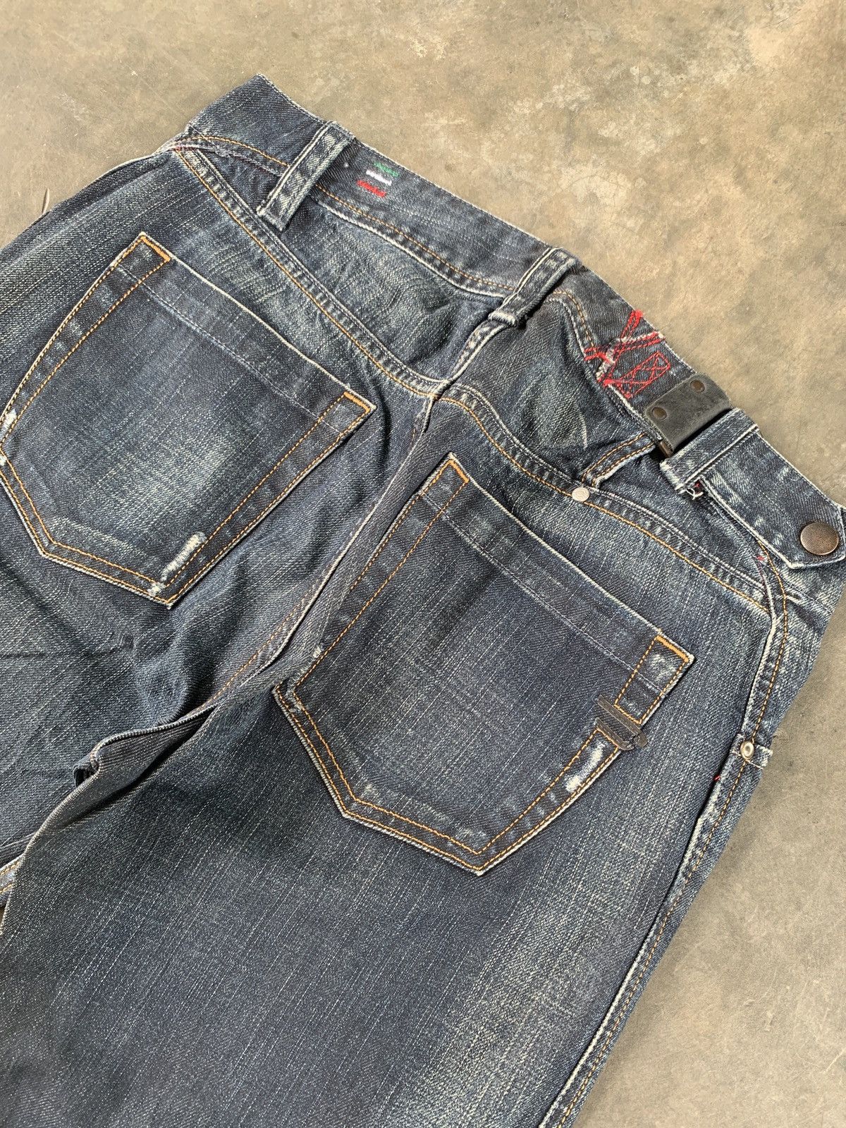 Diesel 2000s y2k diesel backler flared denim Size US 32 / EU 48 - 6 Thumbnail