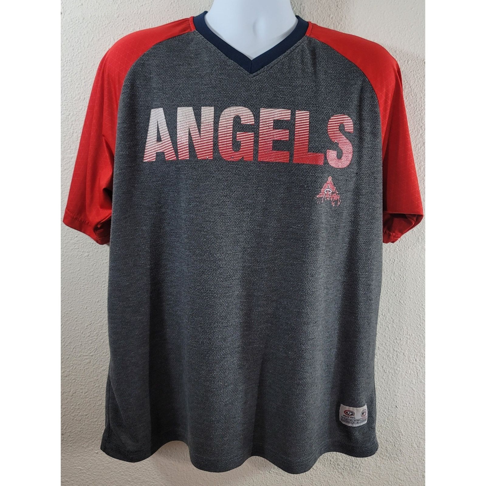 Other True Fan Gray Red LA Angels MLB Graphic Logo Shirt Large Size US L / EU 52-54 / 3 - 1 Thumbnail