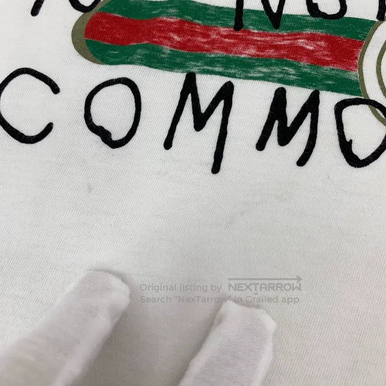 Gucci Gucci White logo letter graffiti printed cotton round-neck Size US XS / EU 42 / 0 - 9 Thumbnail