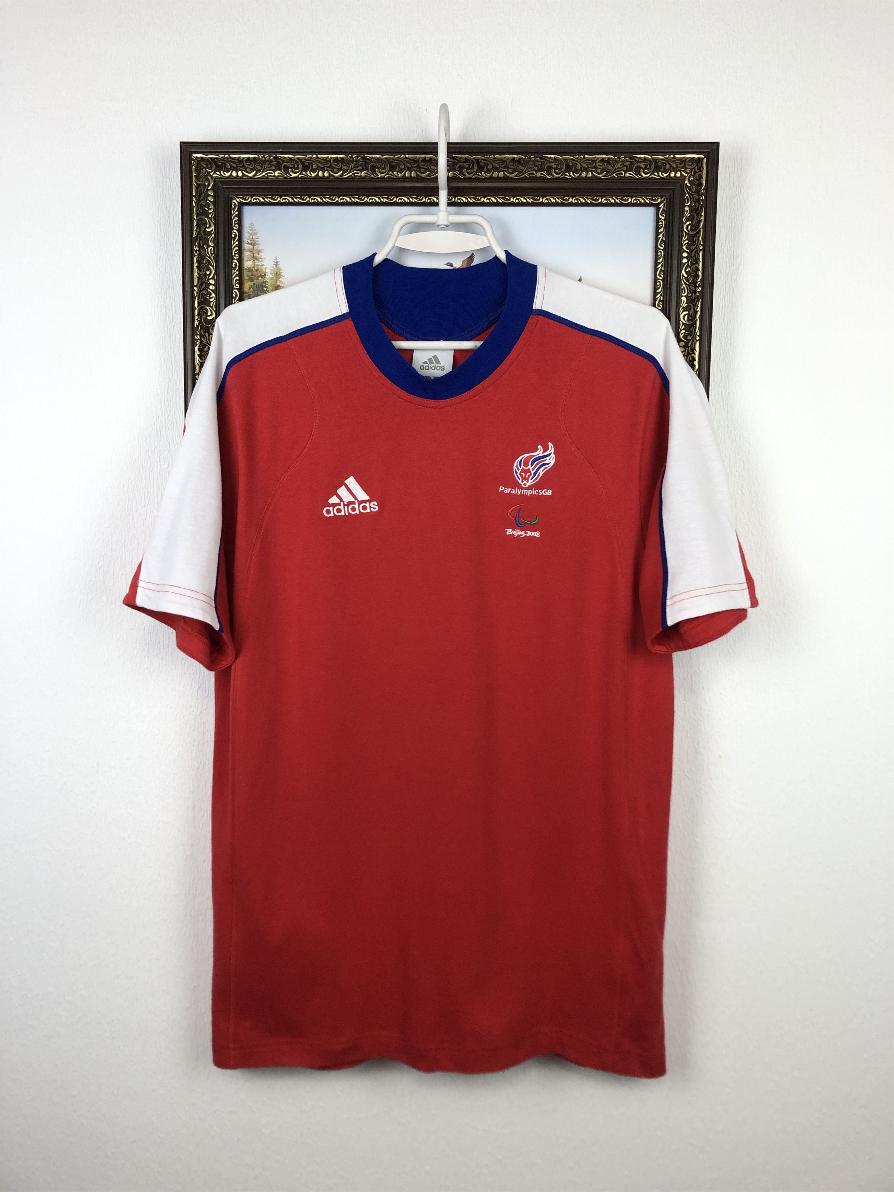 Adidas Vintage Adidas Great Britain Paralympics Olympics Shirt Tee Size US M / EU 48-50 / 2 - 1 Thumbnail