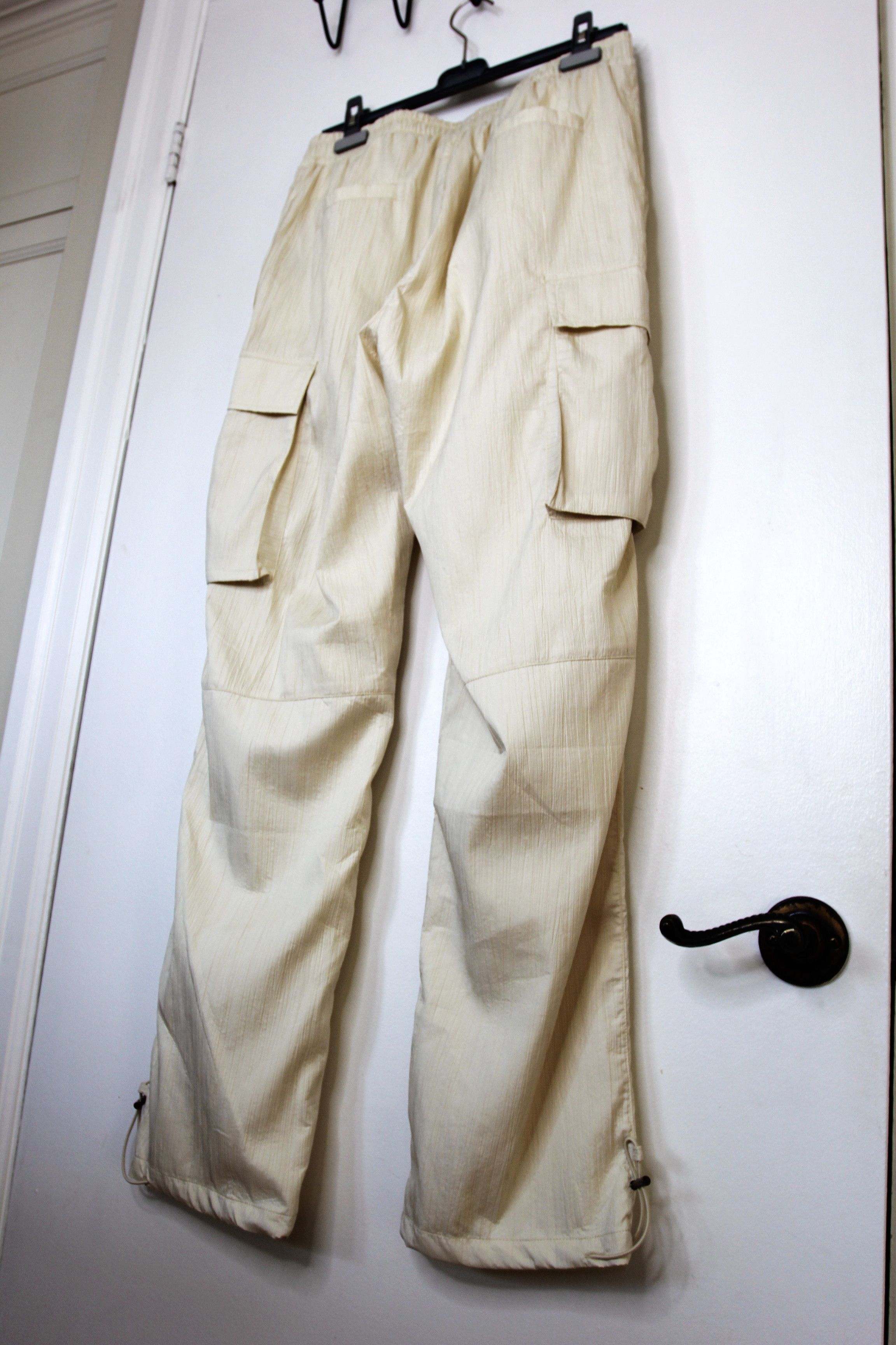 Sixth June Paris BNWT SS24 SIXTH JUNE CRINKLED TEXTURE CARGO PANTS L Size US 34 / EU 50 - 5 Thumbnail