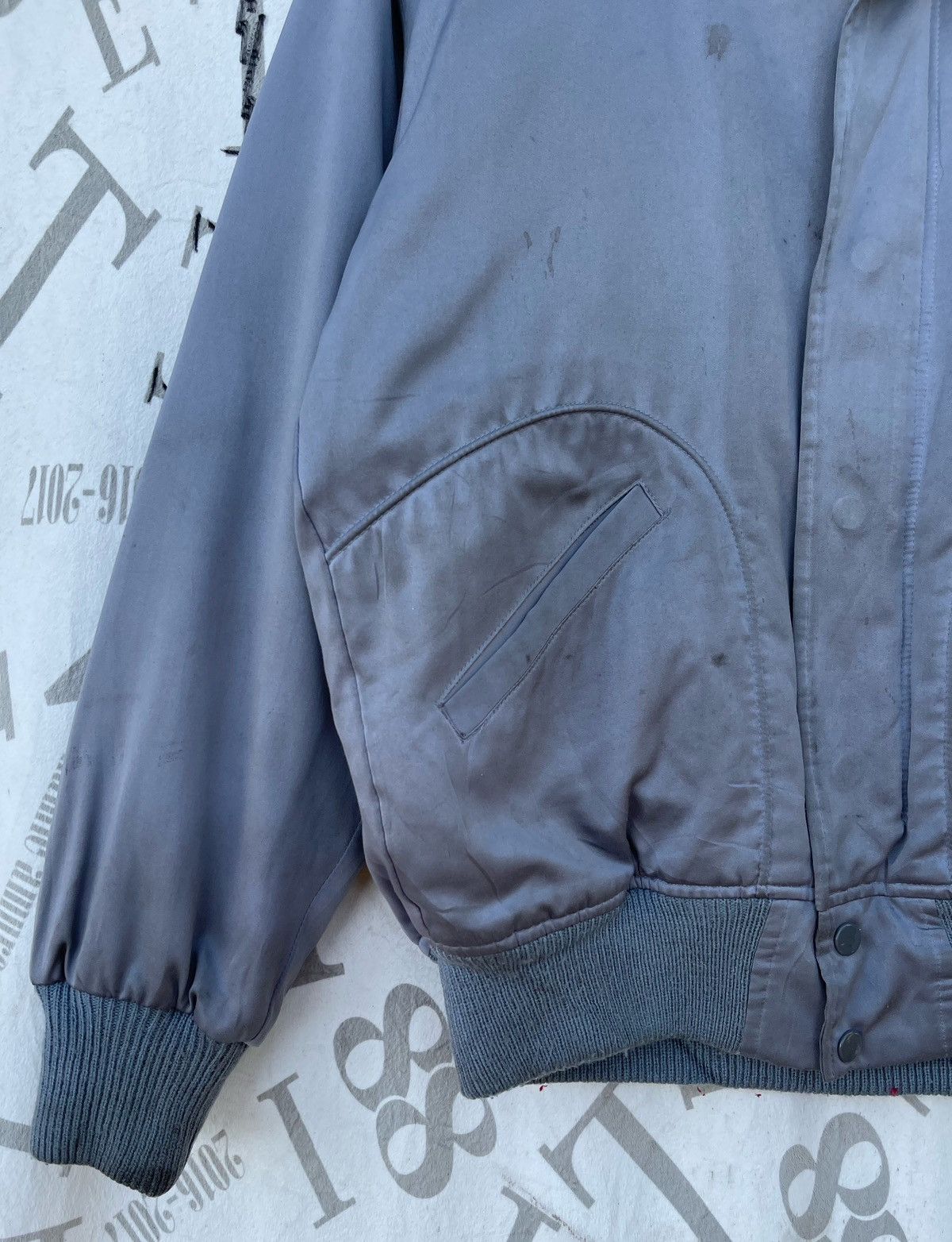 Vintage 🔥Vintage Us Military Satin Flight Pilot Bomber Jacket Size US S / EU 44-46 / 1 - 10 Thumbnail