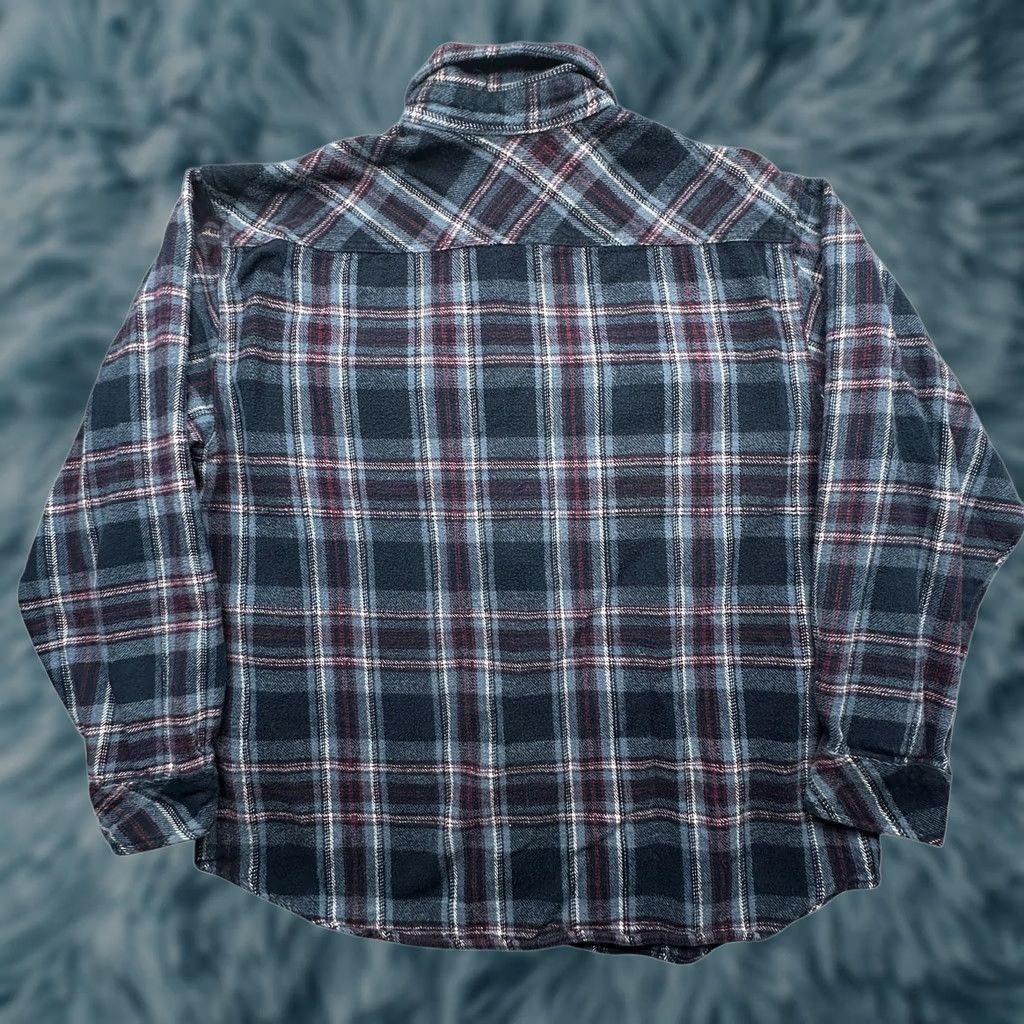 Dickies VINTAGE Dickies Flannel Button Up Plaid Blue Long Sleeve Shirt Mens Large Pocket Shirt Size US L / EU 52-54 / 3 - 1 Thumbnail