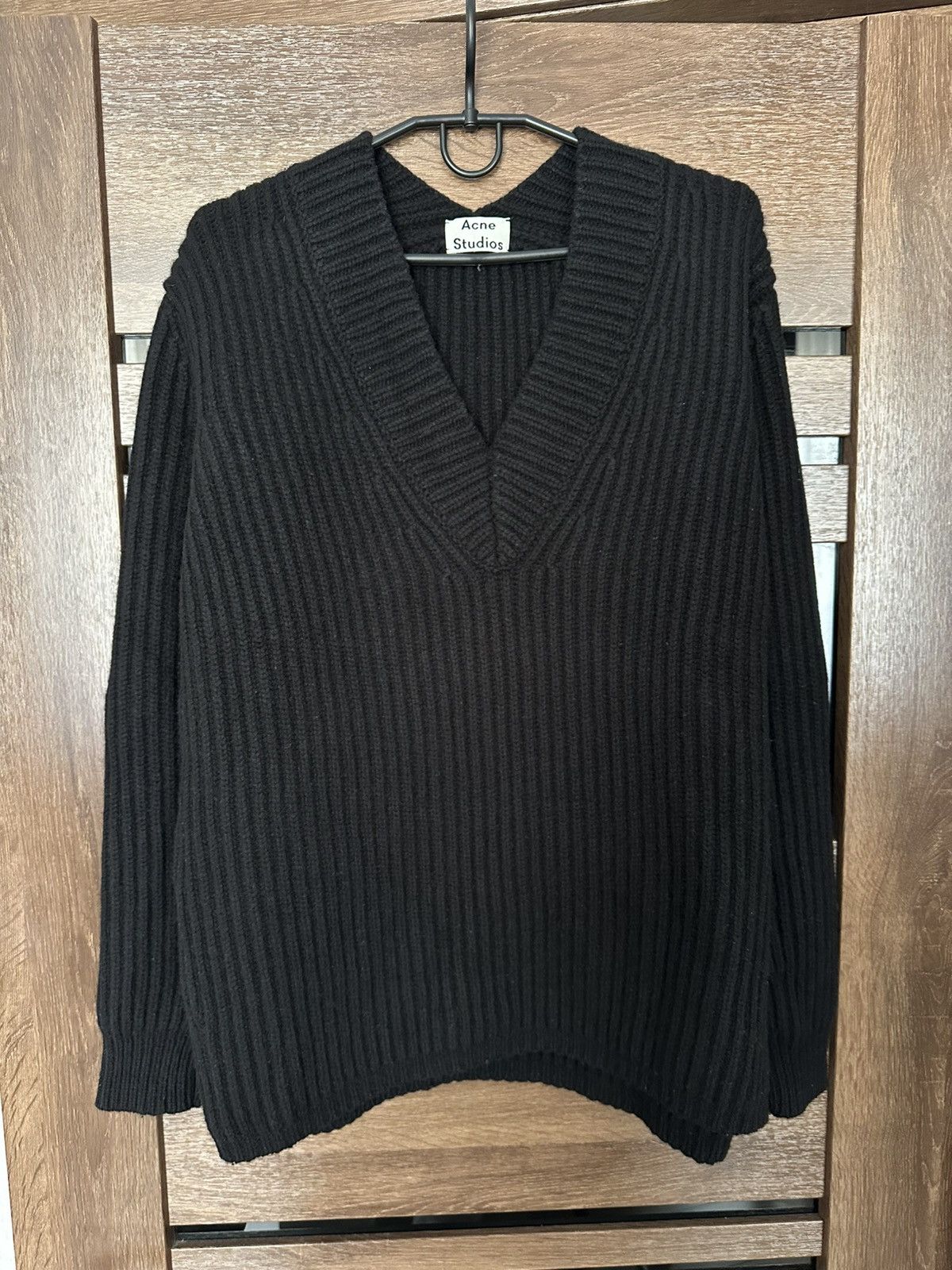 Acne Studios Acne Studios Rib Knit Wool Sweater Pullover Size M / US 6-8 / IT 42-44 - 3 Thumbnail