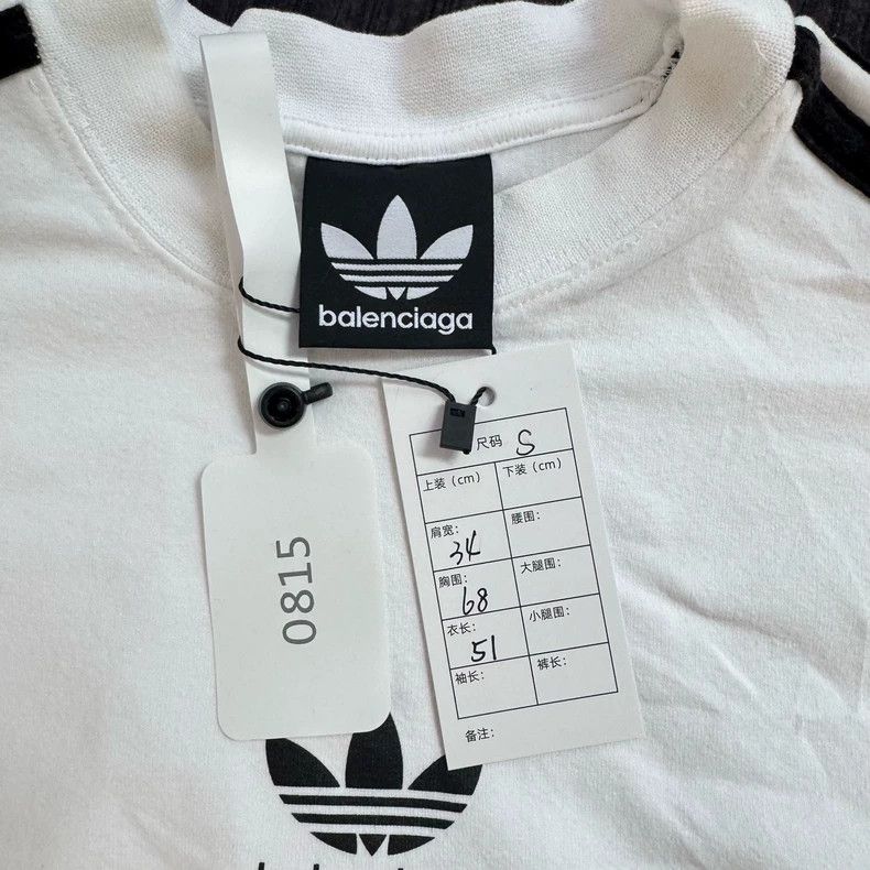 Balenciaga Balenciaga Adidas co-branded short sleeves Size US S / EU 44-46 / 1 - 2 Thumbnail