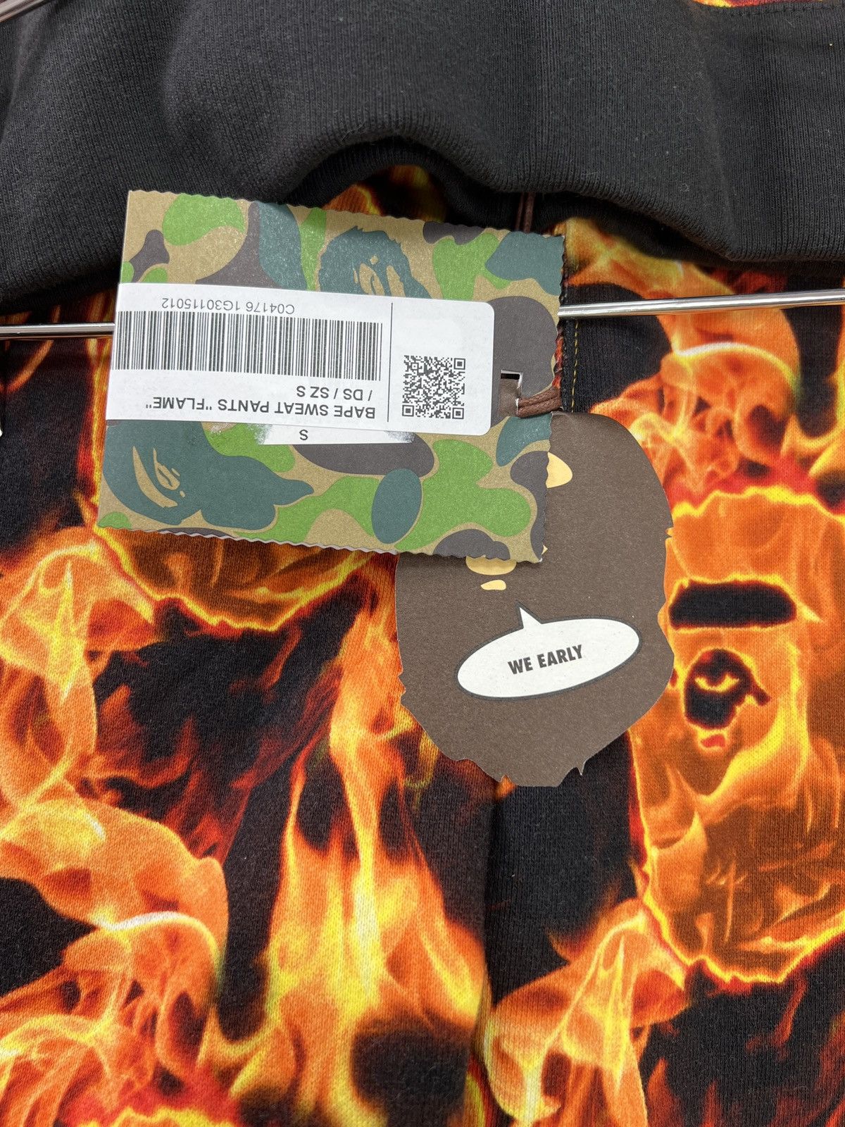 Bape BAPE FLAME SWEAT PANTS Size US 32 / EU 48 - 4 Thumbnail