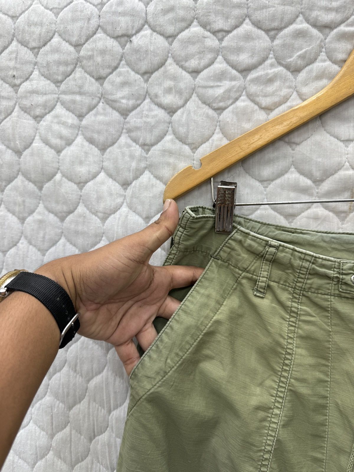 Needles 🔥🔥🔥ARCHIVE VINTAGE NEEDLES MILITARY STYLE PANTS Size US 33 - 4 Thumbnail