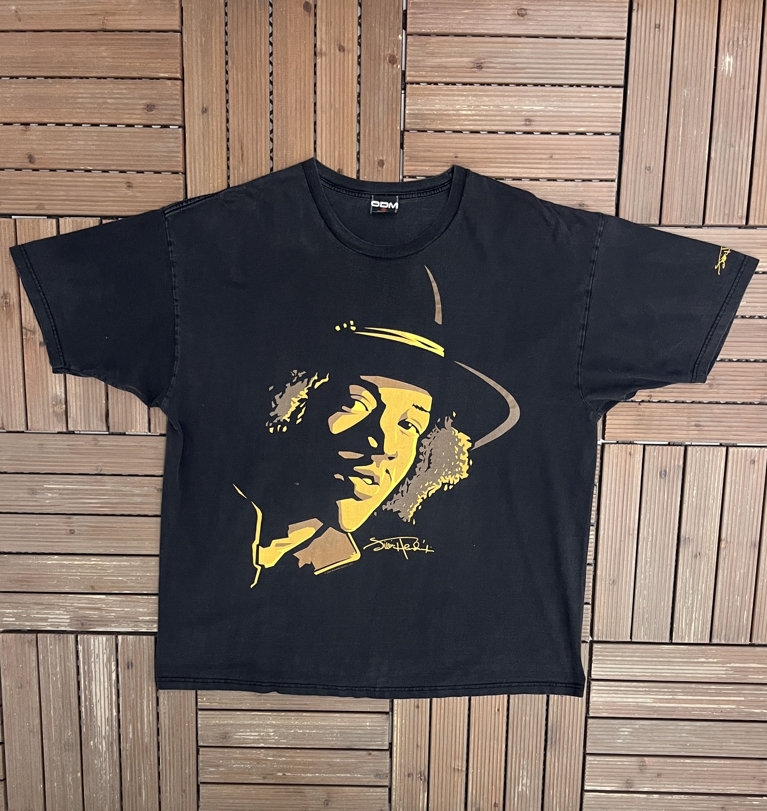 Vintage Jimi Hendrix Vintage Y2K Black T-Shirt Tee Size US XXL / EU 58 / 5 - 1 Thumbnail