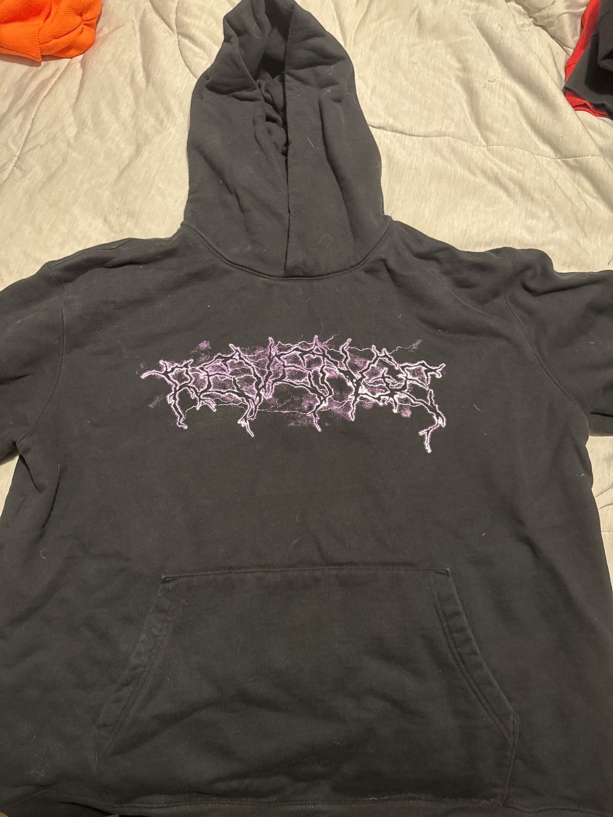 Revenge Revenge mens hoodie XL purple lightning logo Size US XL / EU 56 / 4 - 1 Thumbnail
