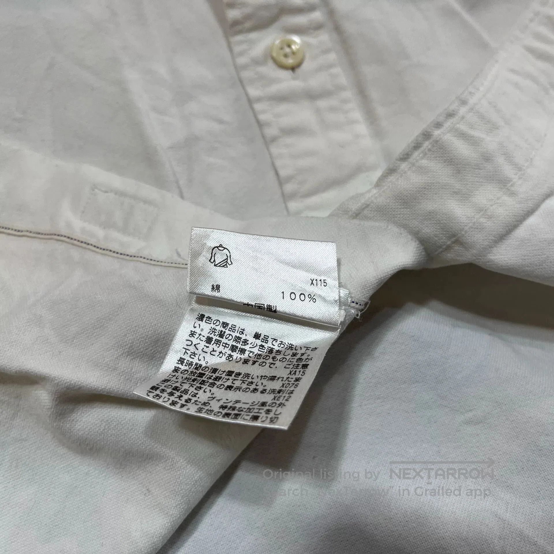 RRL Ralph Lauren White Double RL Ralph Lauren Shirt. Size US S / EU 44-46 / 1 - 6 Thumbnail