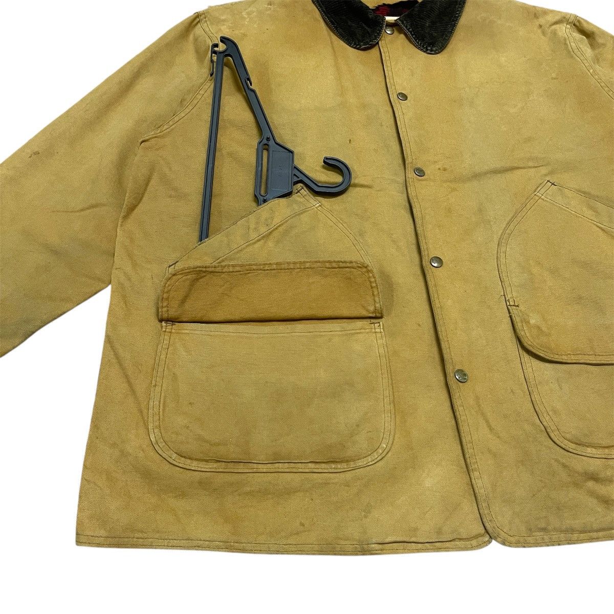 Woolrich Woolen Mills Vintage 90s Woolrich Made in USA Canvas Chore Hunting Jacket Size US XL / EU 56 / 4 - 11 Thumbnail