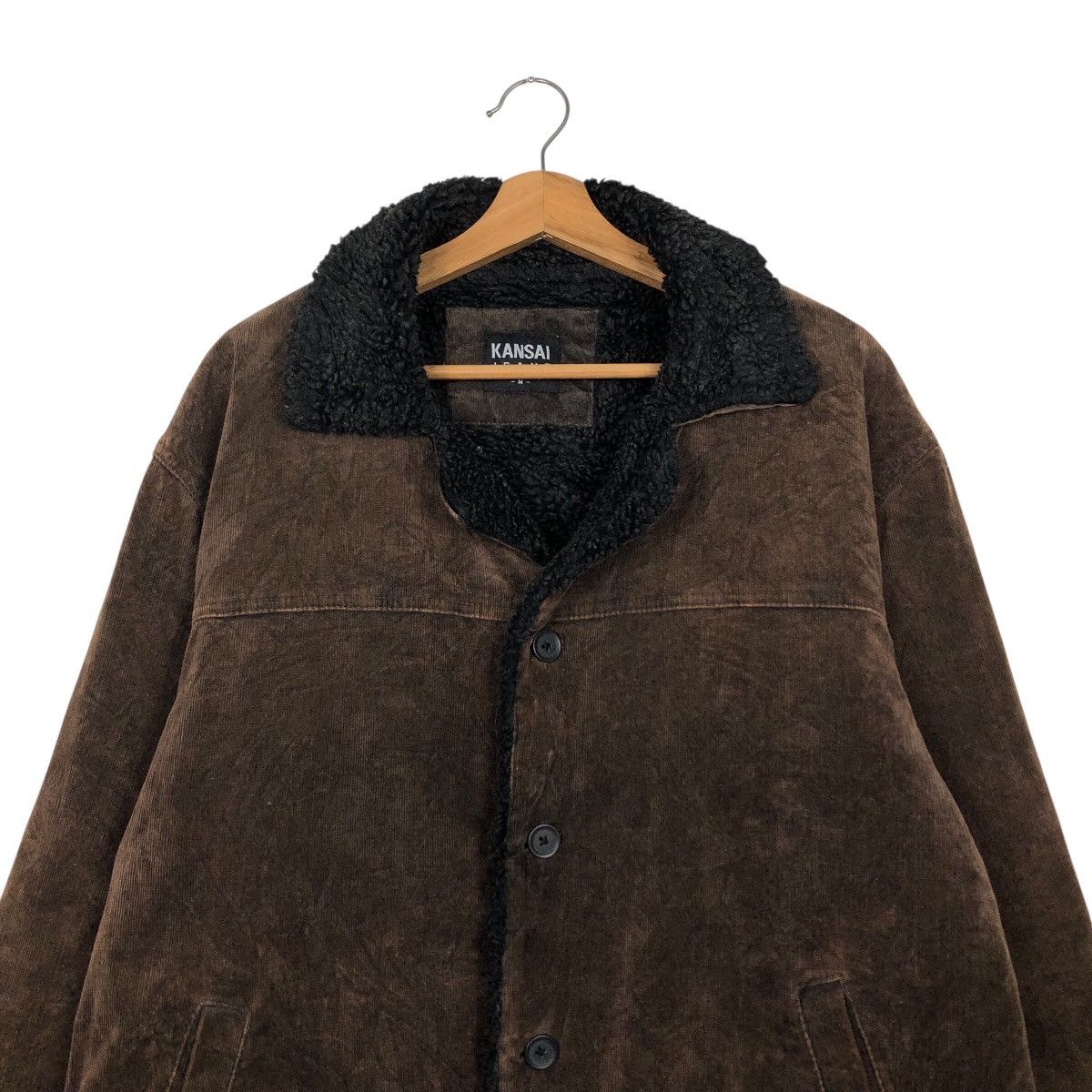 Japanese Brand 📌Vintage Chore Work Jacket Kansai Jeans Blanket Mink Fur Size US M / EU 48-50 / 2 - 4 Thumbnail