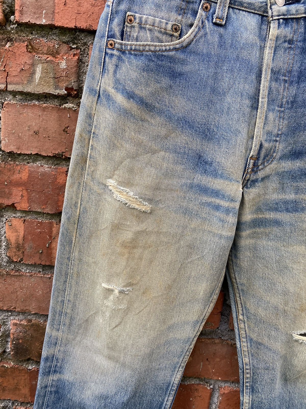 Levi's × Levi's Vintage Clothing × Vintage W29x29 vintage levi's 501xx made in USA distressed grunge Size US 29 - 5 Thumbnail