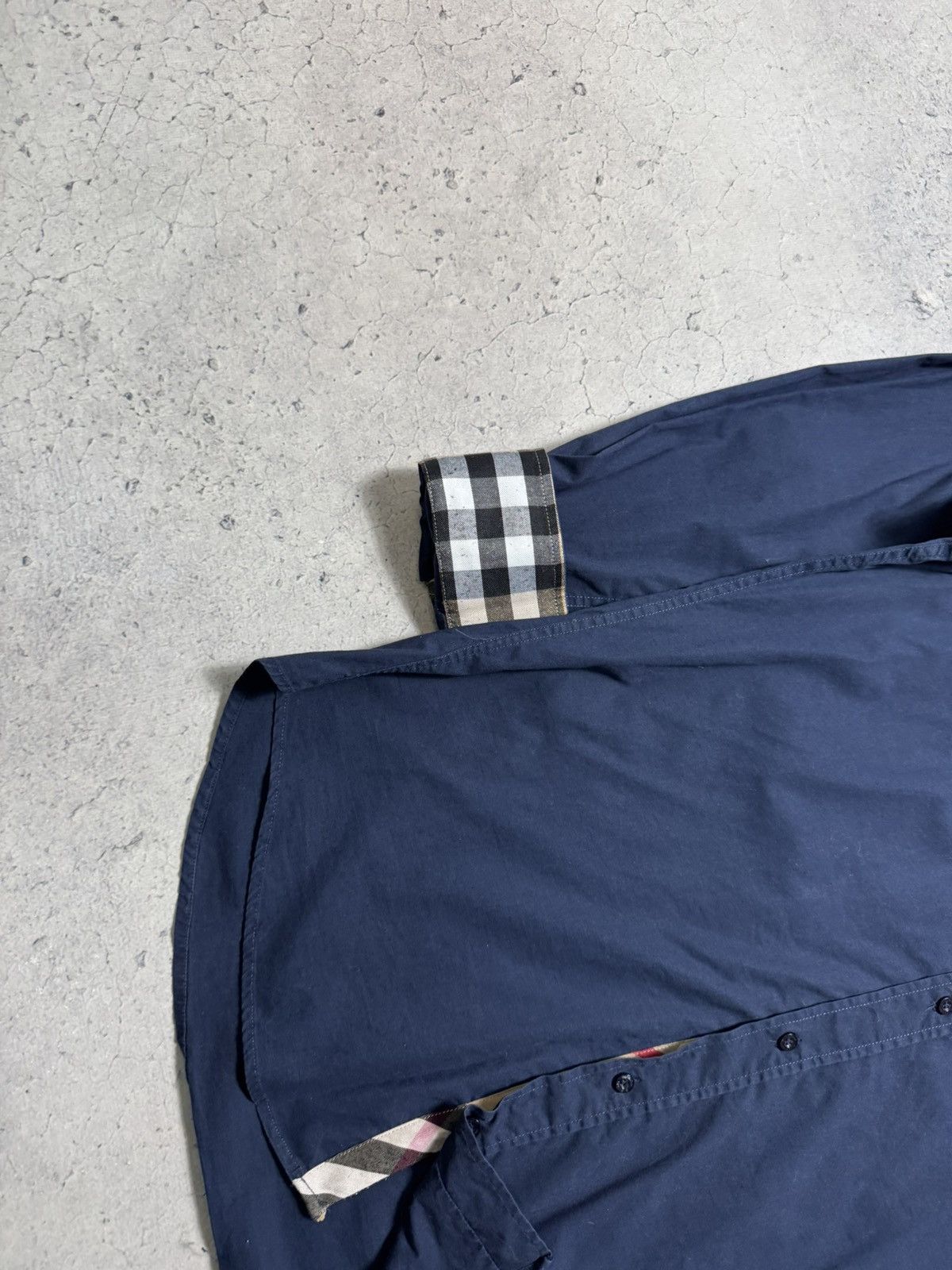 Burberry Burberry Brit Checked Luxury Button Up Shirt Vintage Size L Size US L / EU 52-54 / 3 - 2 Thumbnail