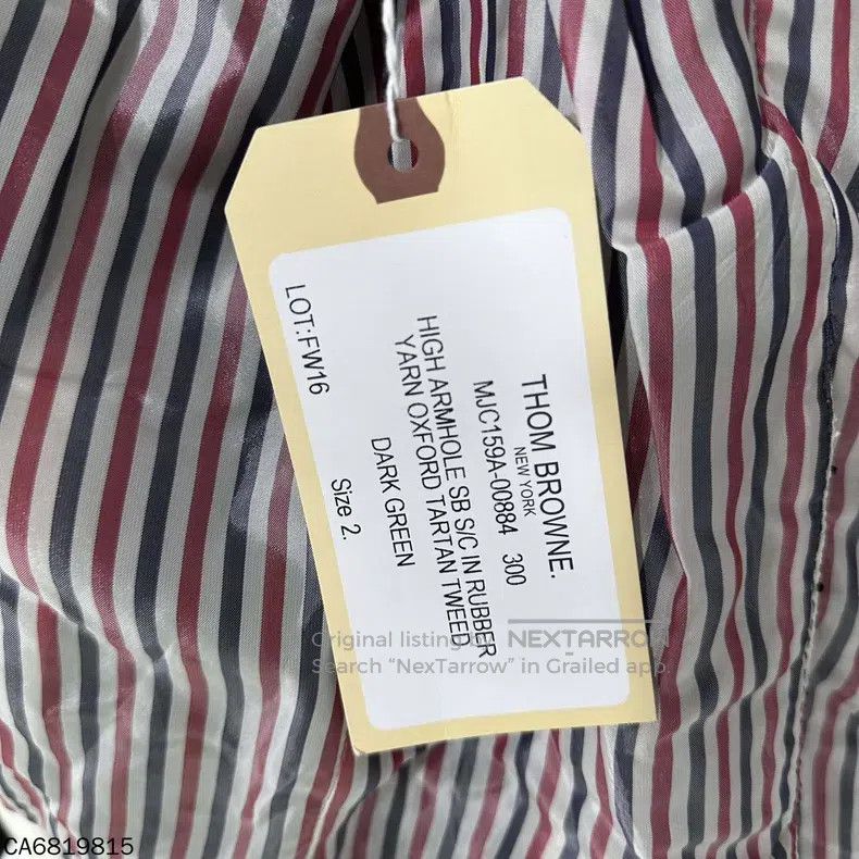 Thom Browne Thom Browne Chanel-style black and white checkered tweed c Size US M / EU 48-50 / 2 - 8 Thumbnail