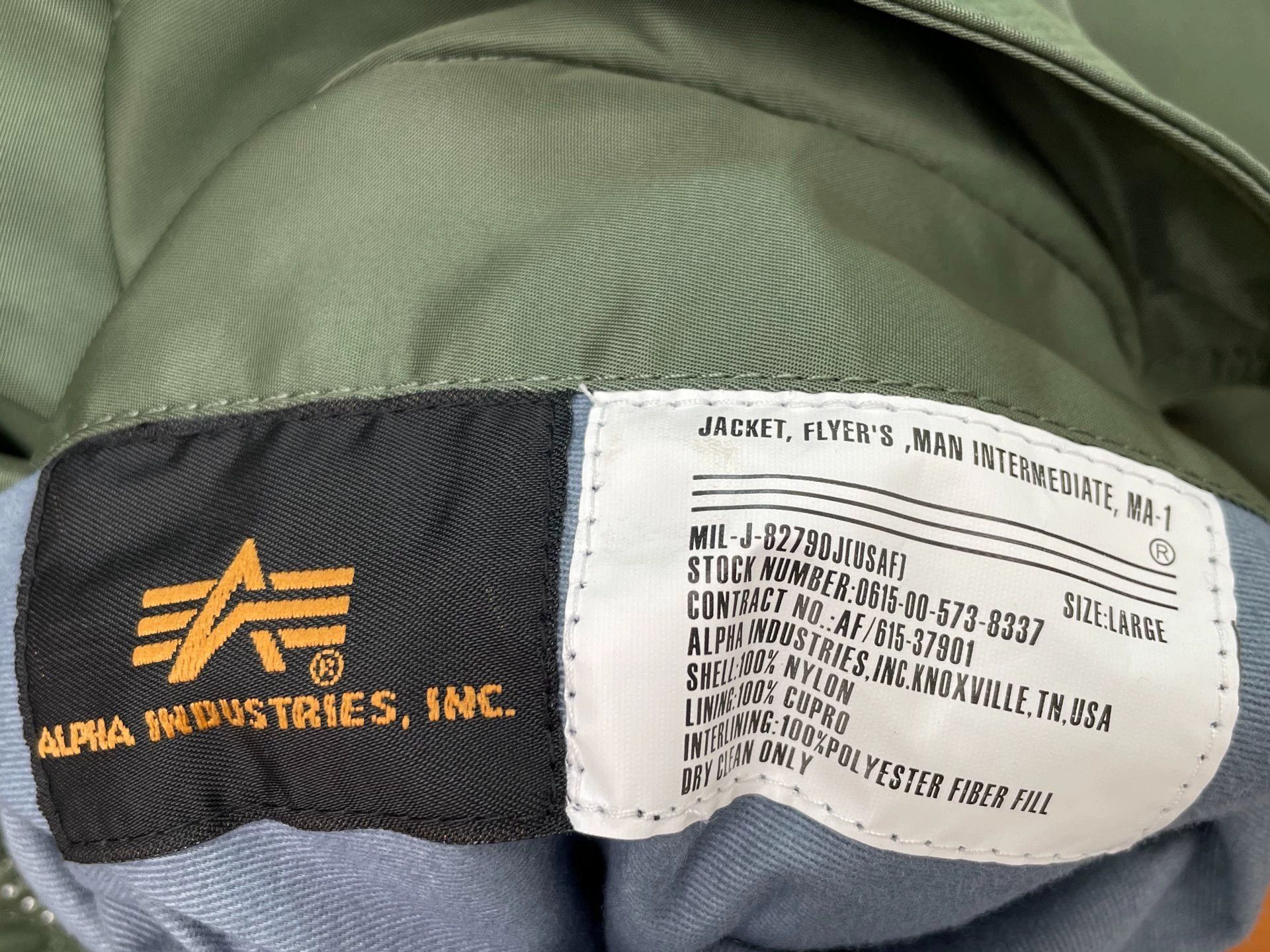 Mastermind Japan MMJ Olive Green Large Skull Military Flight Jacket L New Size US L / EU 52-54 / 3 - 7 Thumbnail