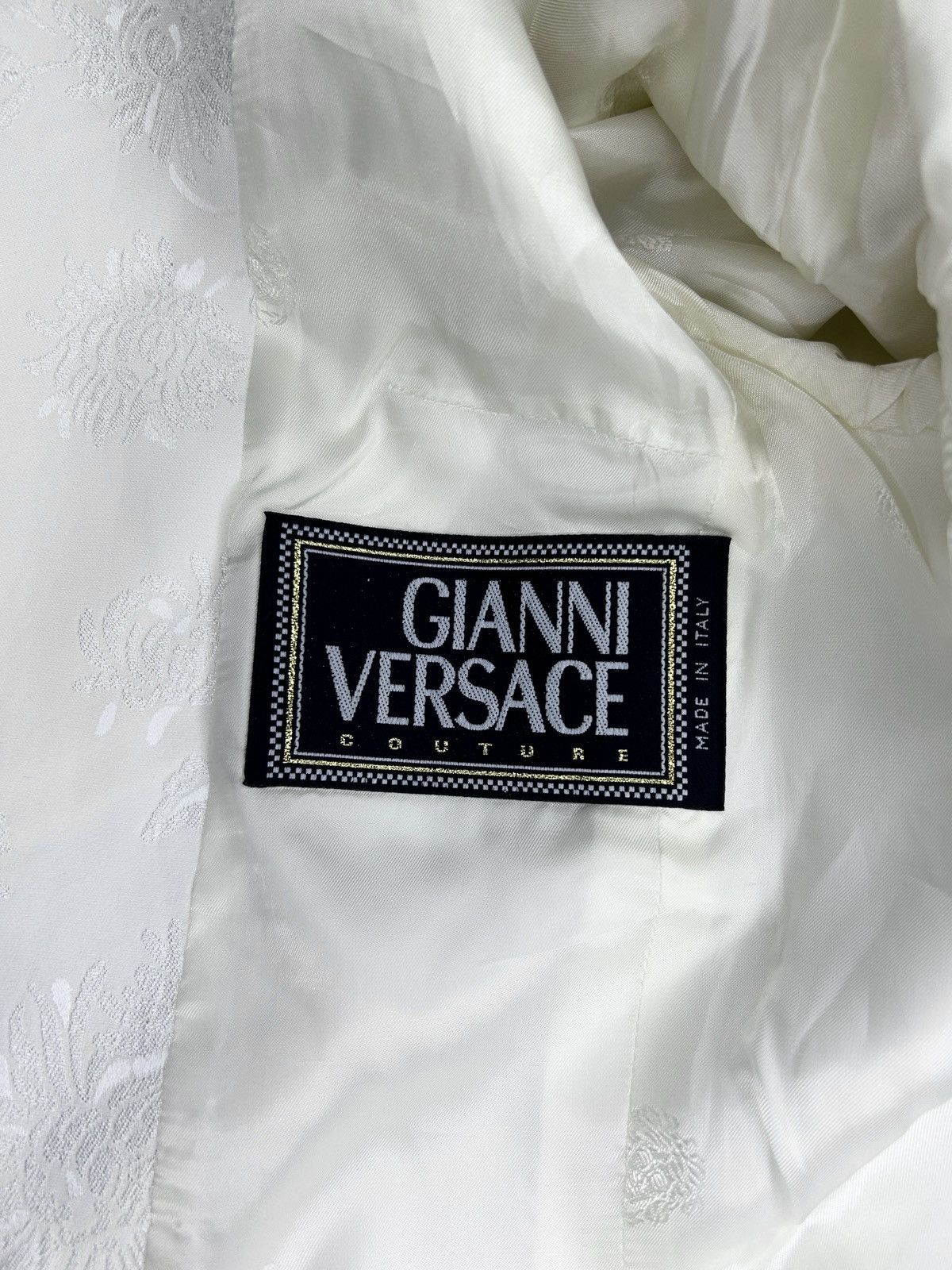 Versace 1998 Couture Floral Jacquard Ensemble Size M / US 6-8 / IT 42-44 - 19 Thumbnail