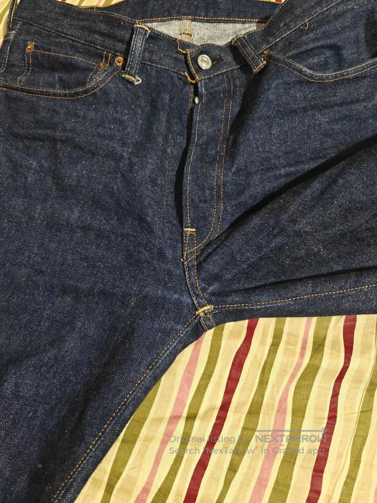 Warehouse WAREHOUSE Lot 1101 1970s Big E Jeans. Size US 32 / EU 48 - 3 Thumbnail