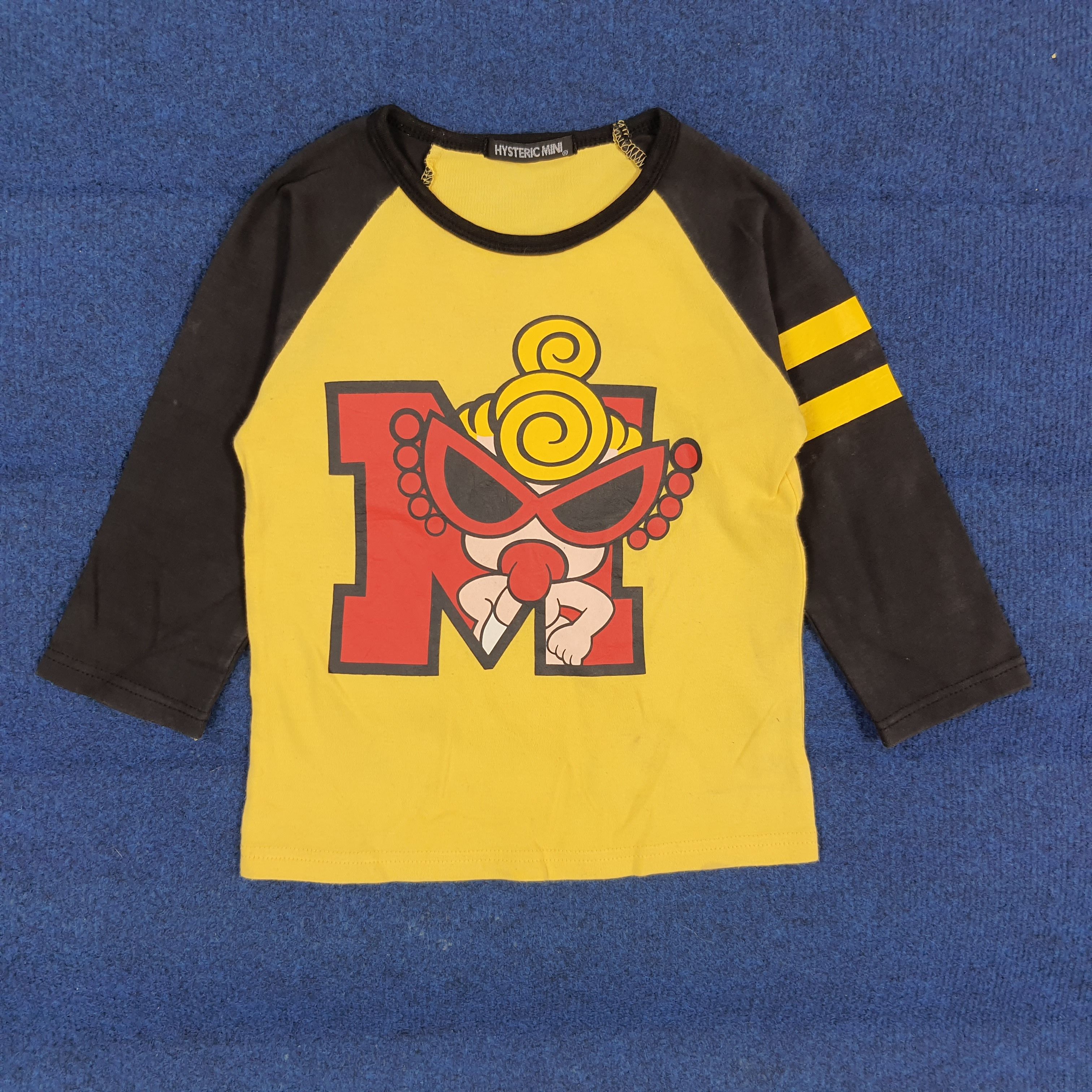 Hysteric Glamour Vintage Hysteric Mini Japan Raglan Kids 4 - 5 years C301N25 Size US XXS / EU 40 - 1 Thumbnail