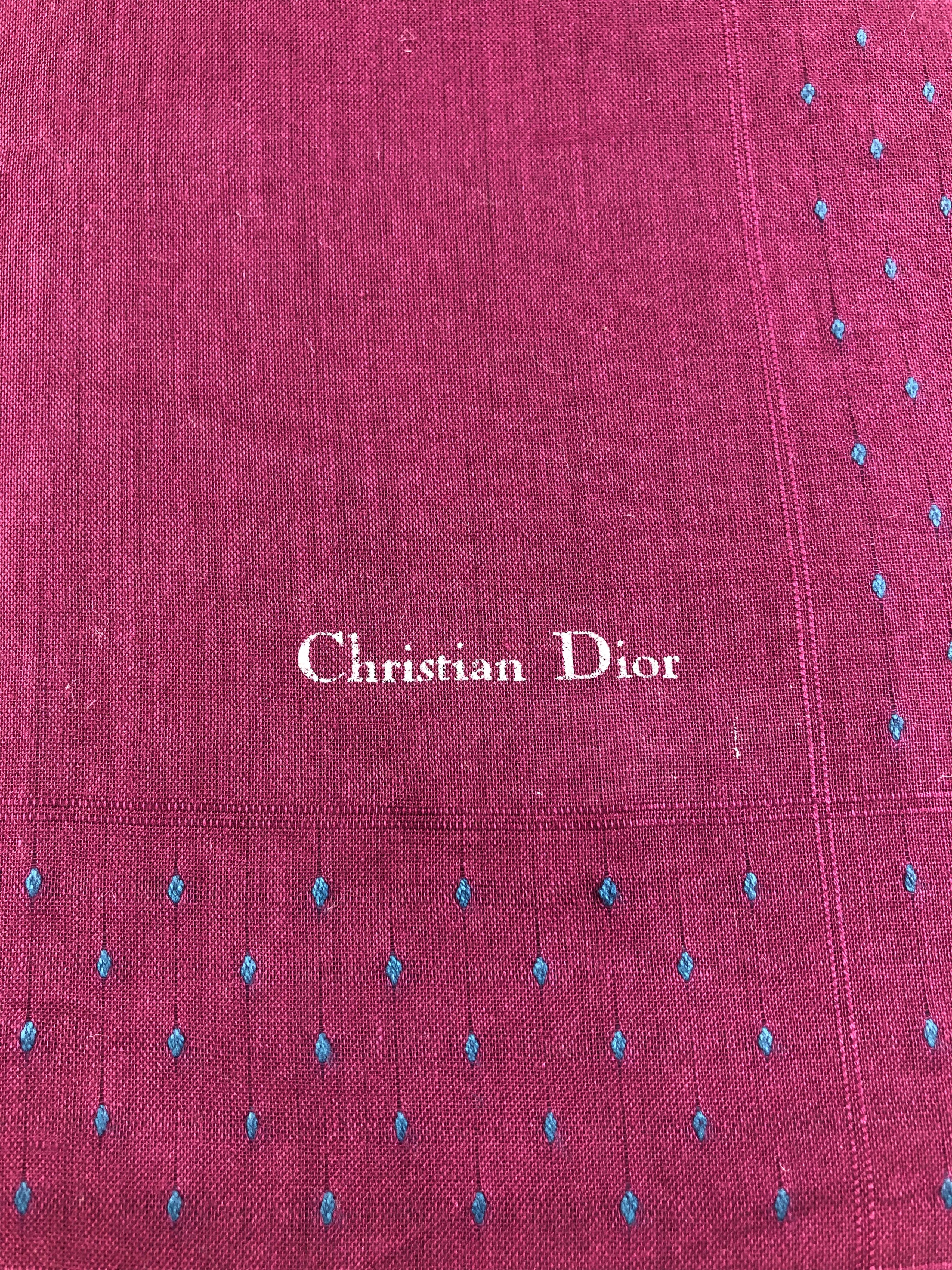 Vintage Christian Dior Handkerchief / Bandana / Neckerchief Size ONE SIZE - 5 Thumbnail