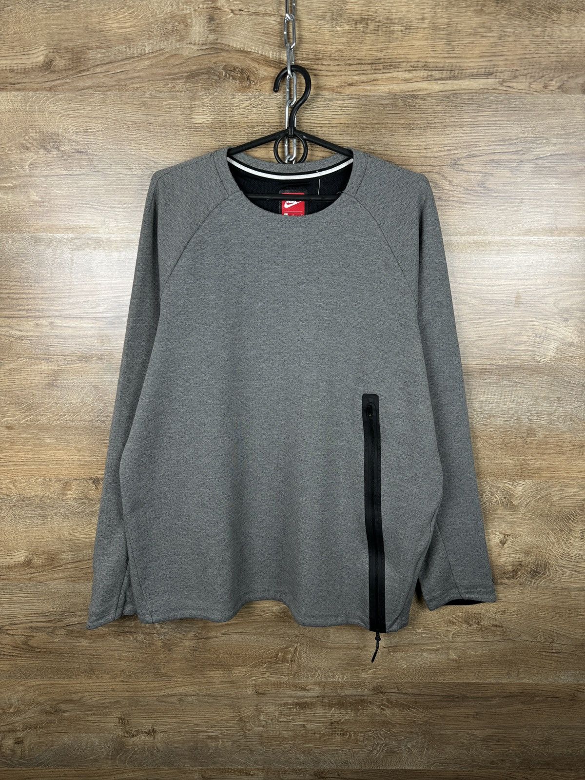 Nike Mens Nike tech fleece sweatshirt jacket drill y2k Size US L / EU 52-54 / 3 - 1 Thumbnail