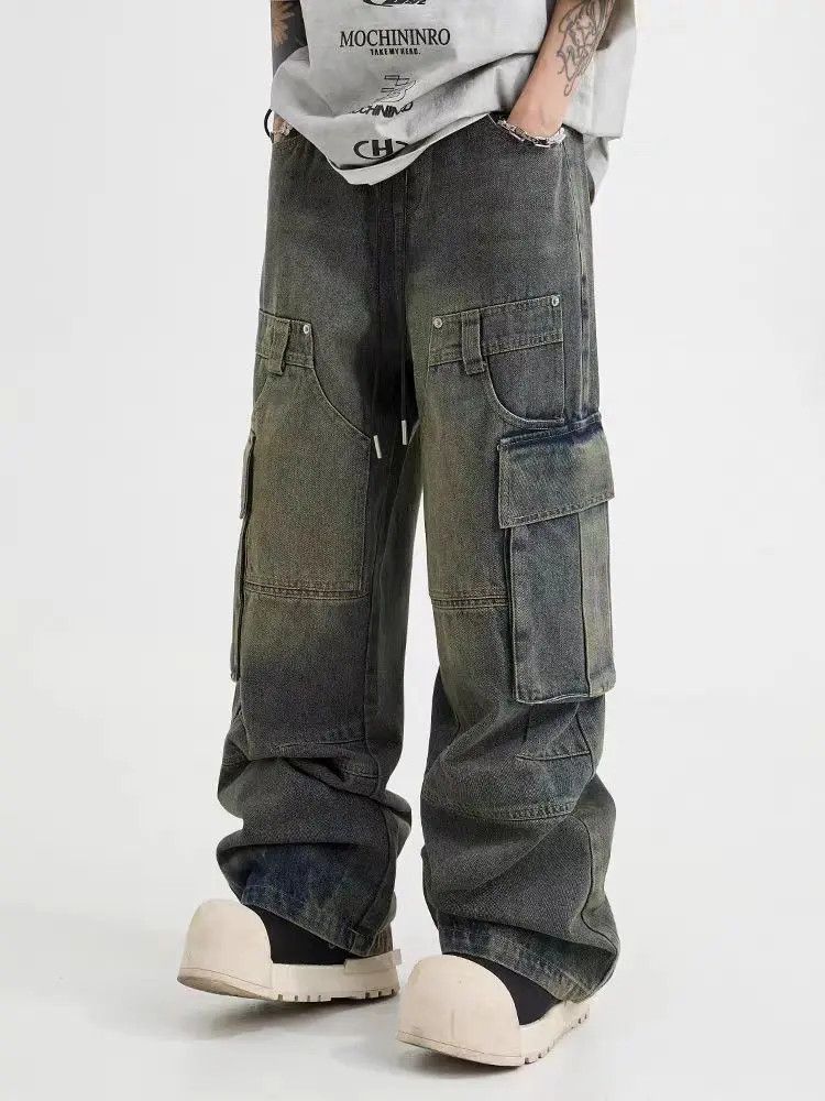 Designer × Japanese Brand Vintage Loose Streetwear Hip Hop Casual Pants Size US 31 - 4 Thumbnail