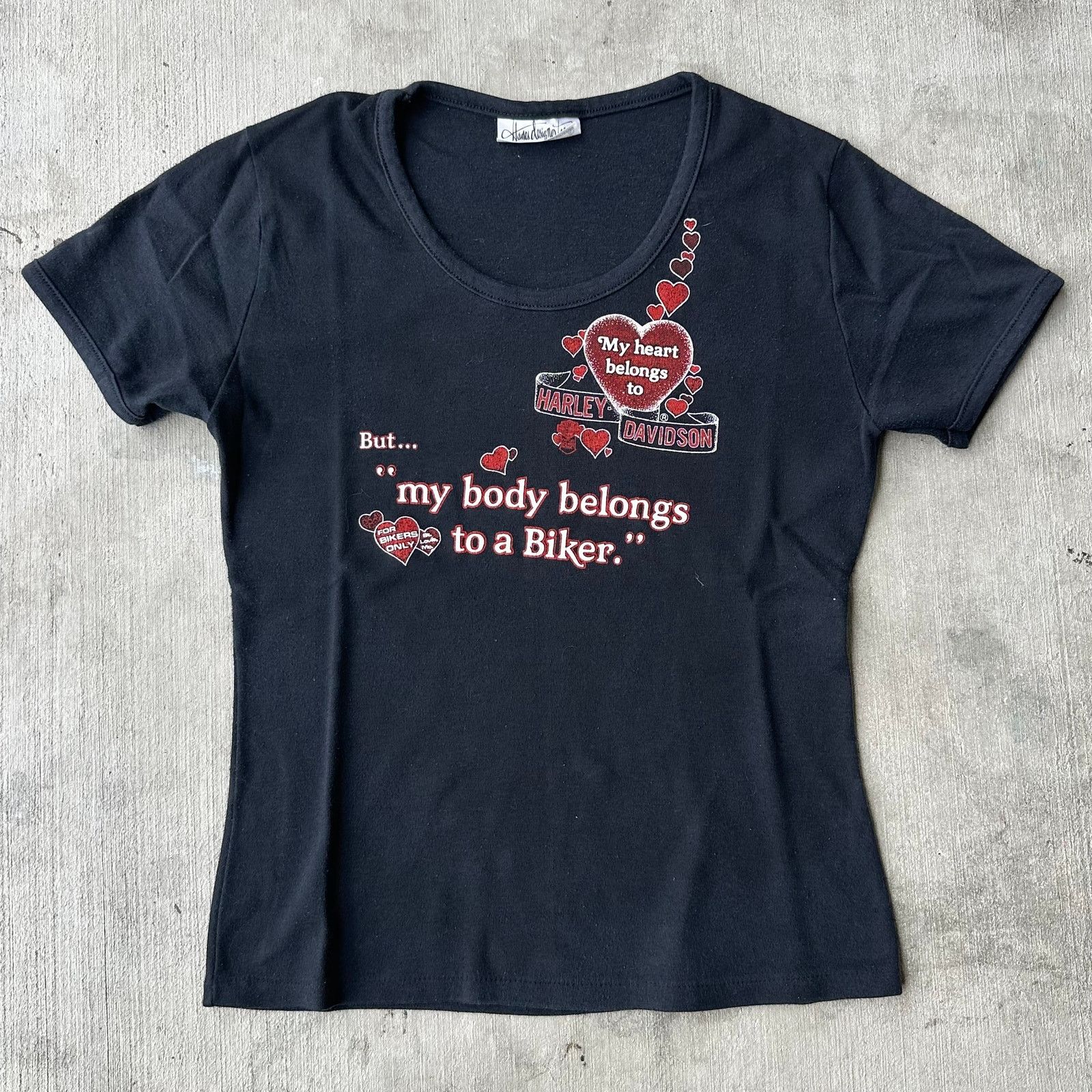 Vintage 80s Harley Davidson biker graphic t shirt