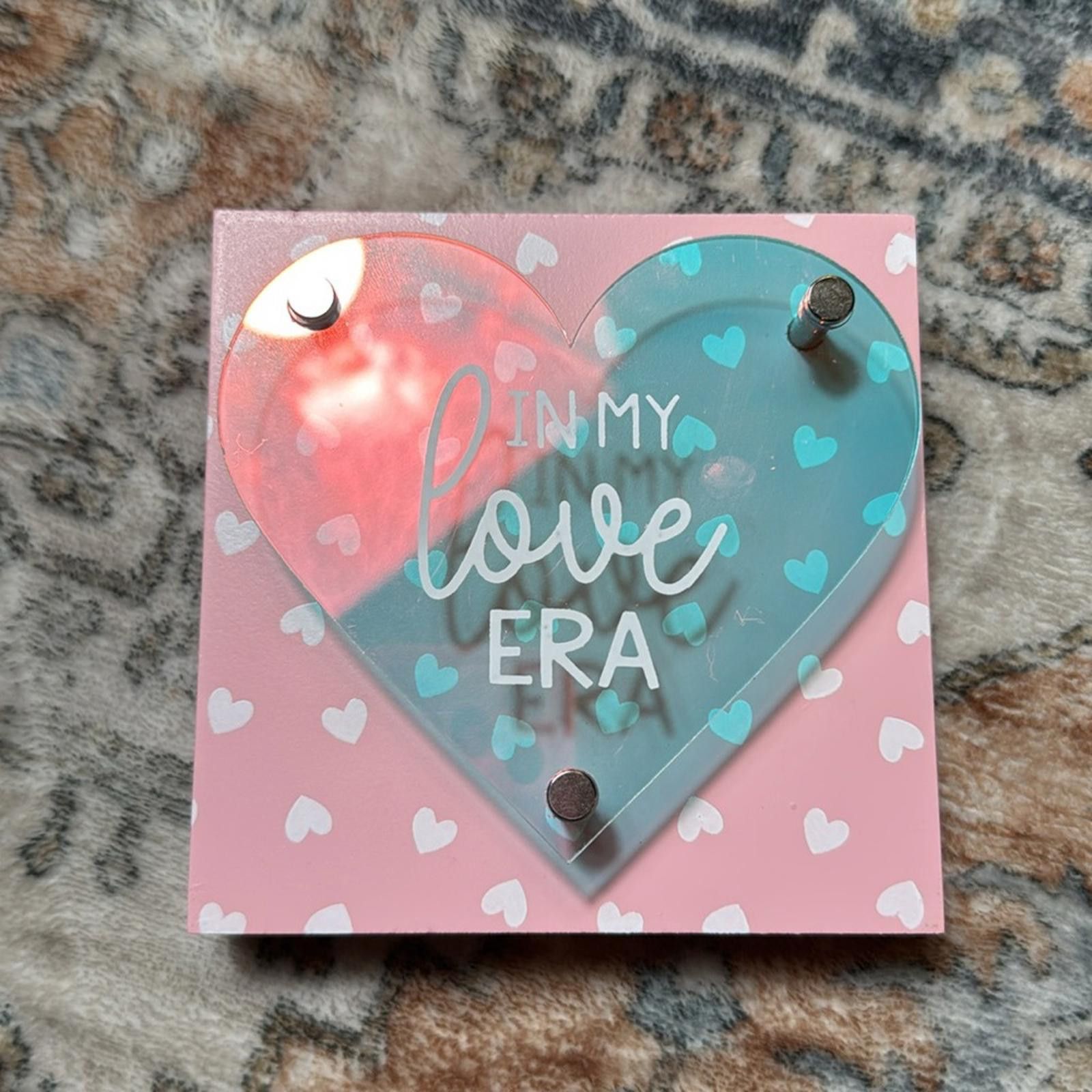 Designer Heart-Shaped Love Era Decor - Pink and Blue Size ONE SIZE - 1 Thumbnail