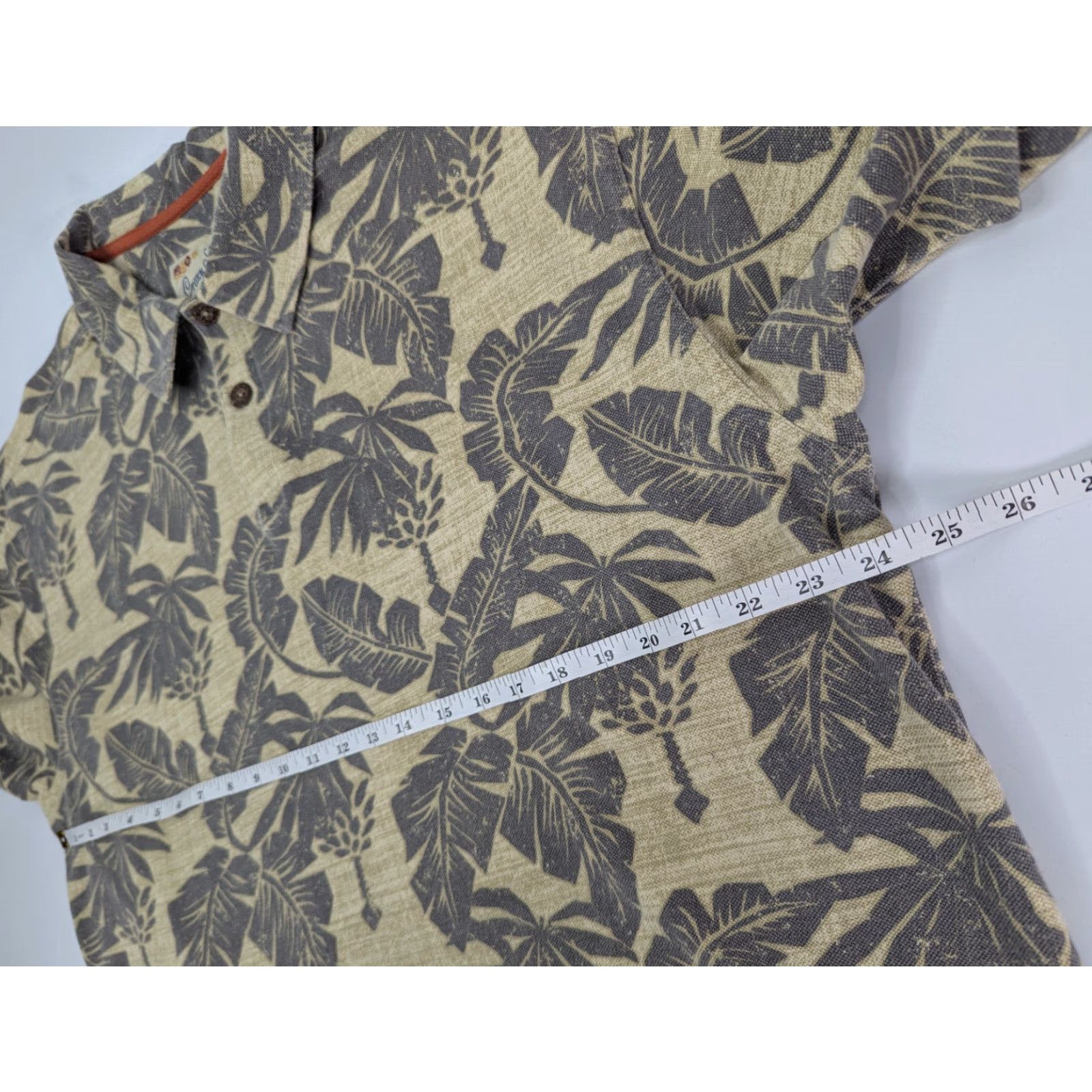 Vintage VINTAGE Crazy Shirts Polo Shirt Mens XL Beige Hawaiian Beach Resort Travel & Places Aloha 60s? Size US XL / EU 56 / 4 - 5 Thumbnail
