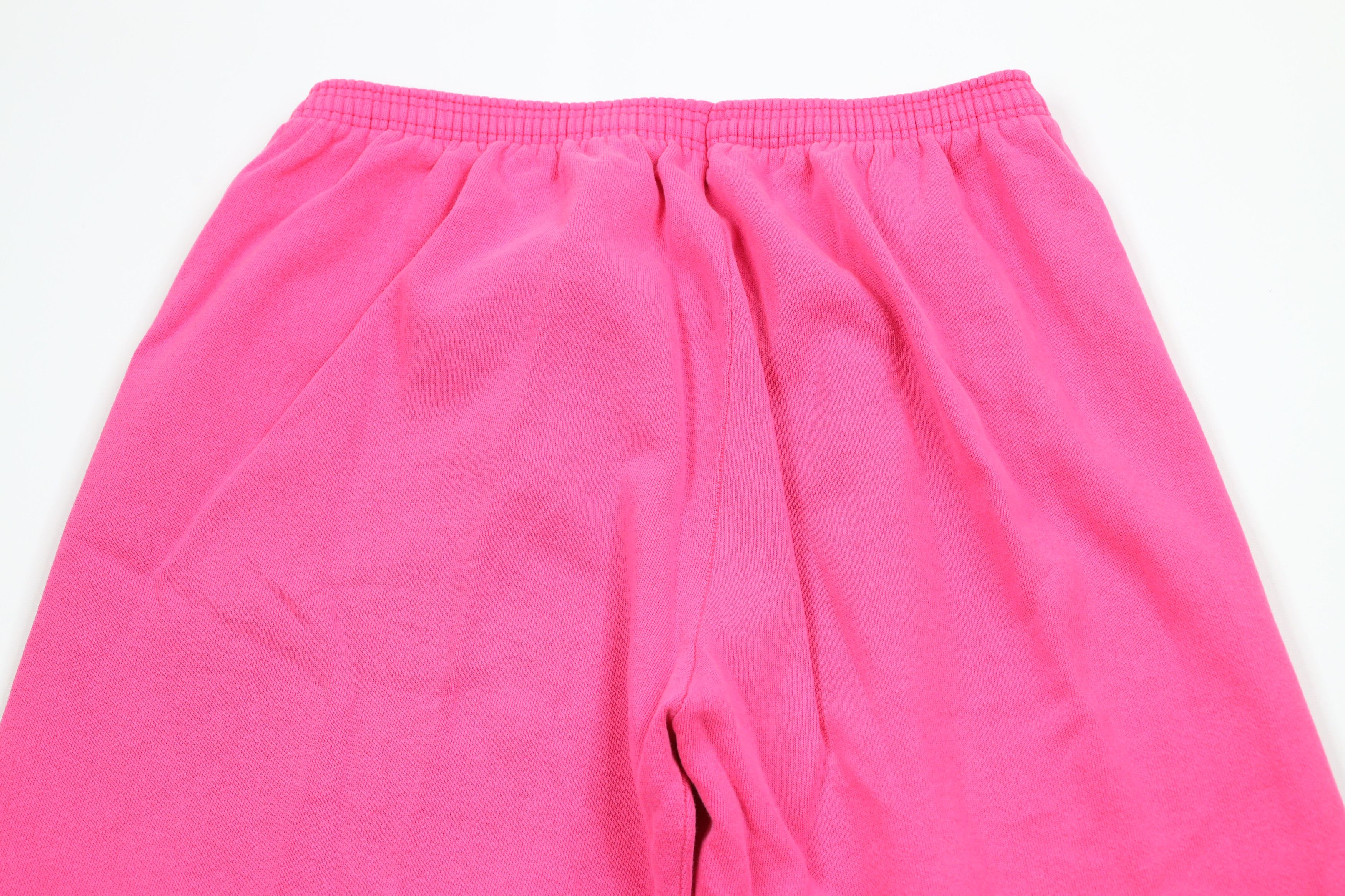 Vintage Vintage 90s Streetwear Blank Sweatpants Joggers Pink USA Size 30" / US 8 / IT 44 - 10 Thumbnail
