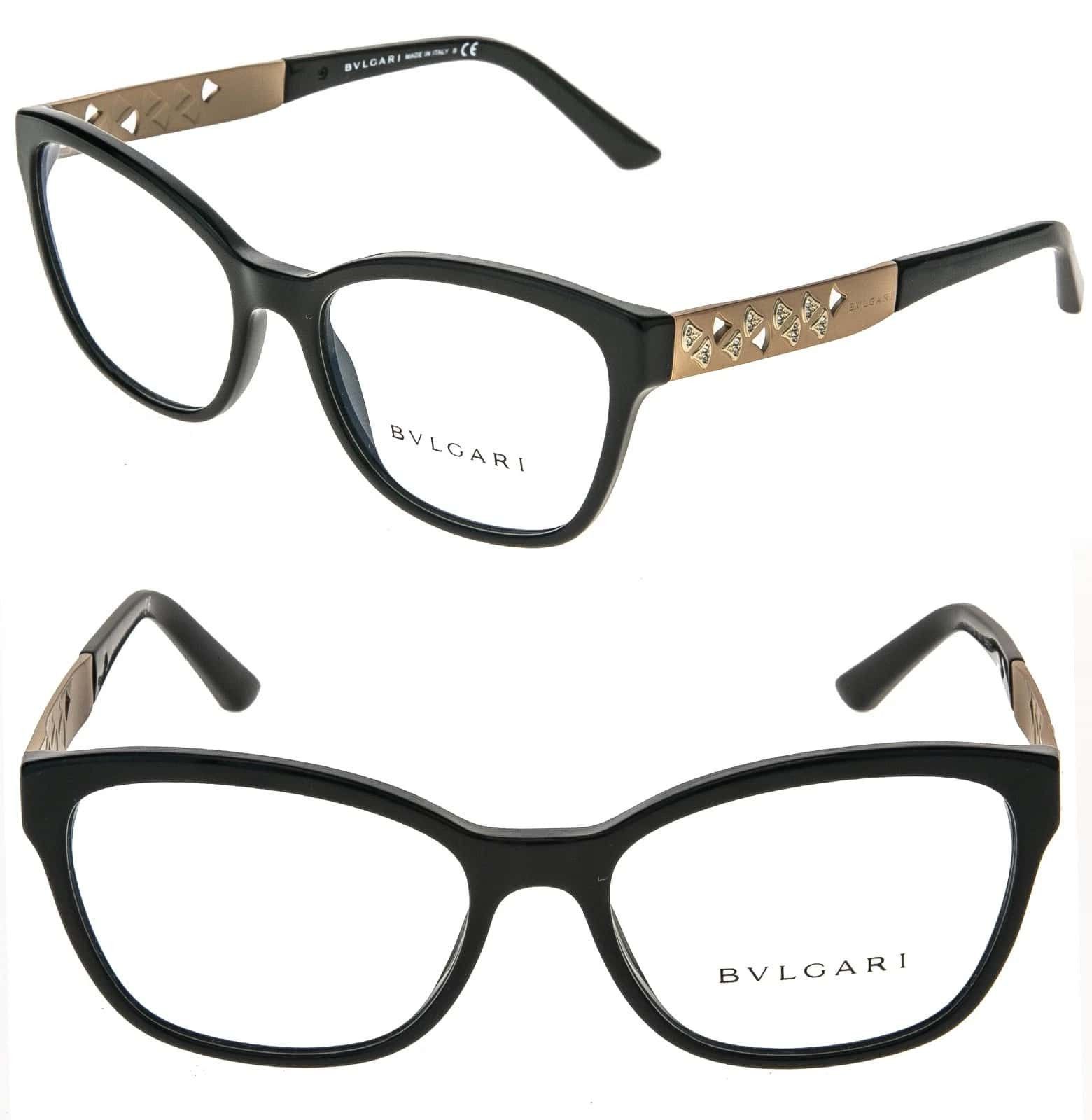 Bvlgari BVLGARI BV4153B DIVAS DREAM Black Crystal Fan Eyeglass 4153 Size ONE SIZE - 1 Thumbnail