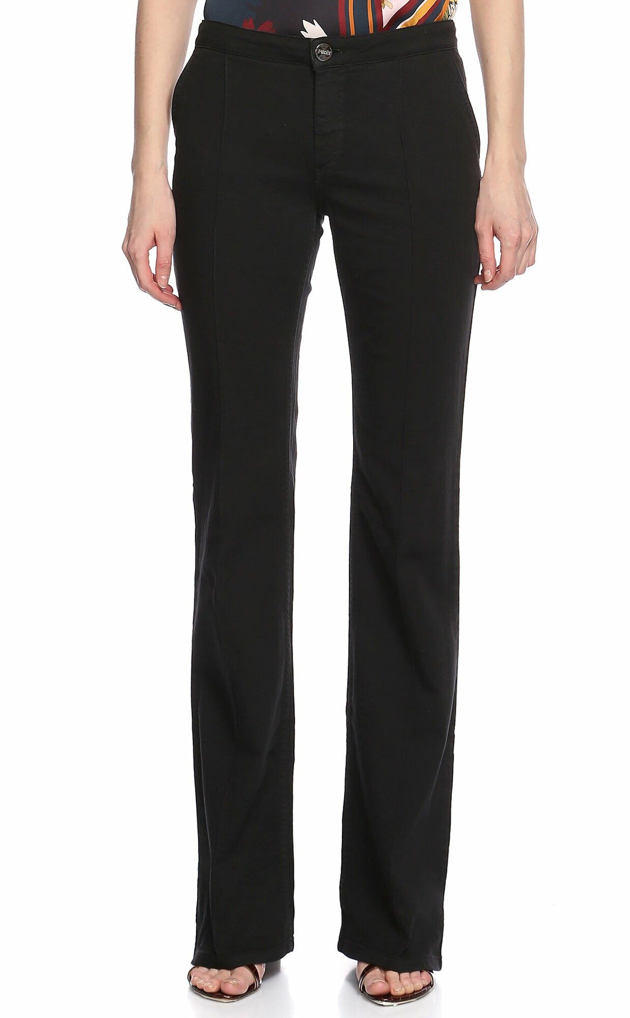 Emilio Pucci EMILIO PUCCI black skinny stretch jeans 12 46 authentic Size 32" / US 10 / IT 46 - 1 Thumbnail