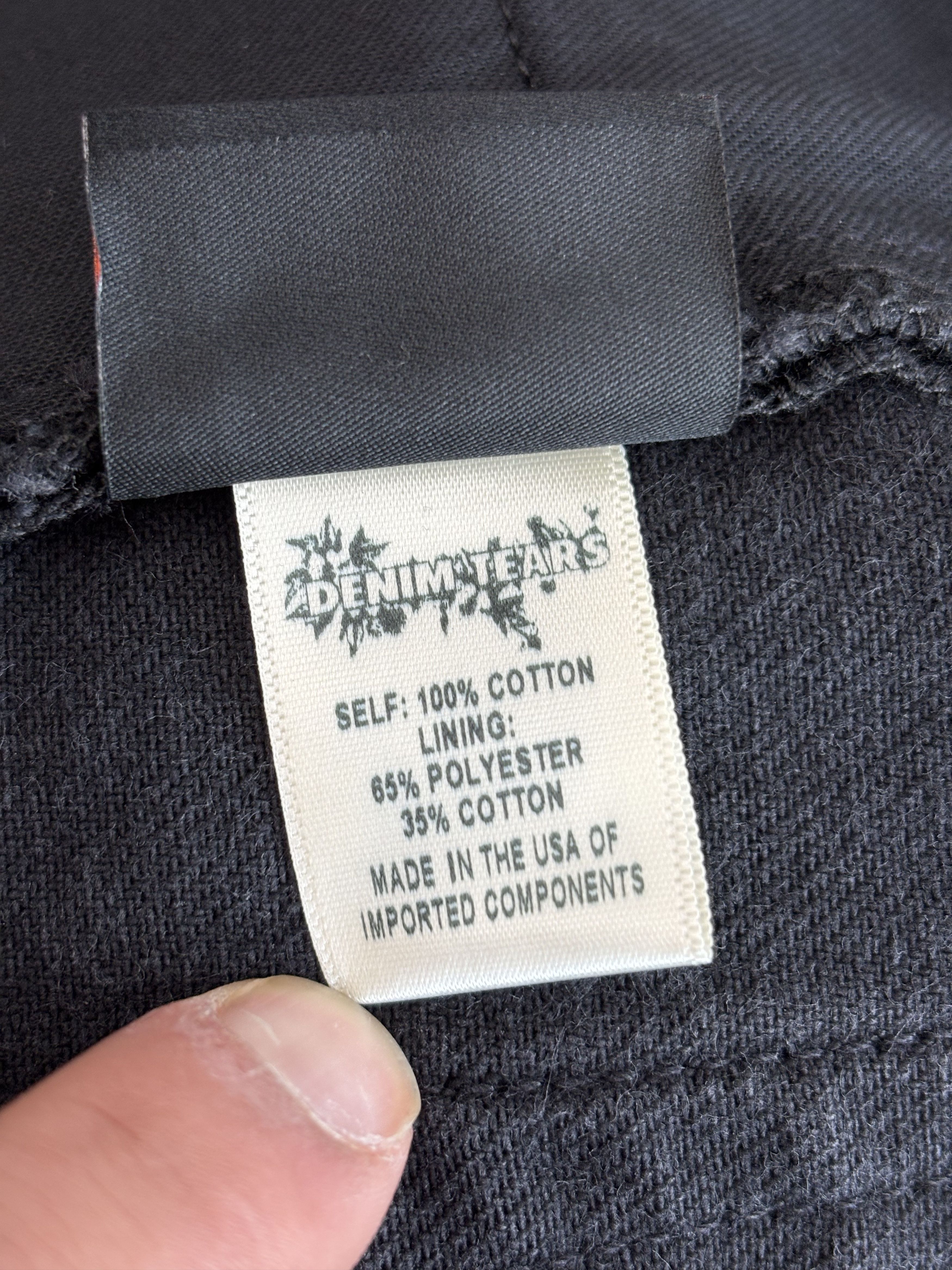 DENIM TEARS Denim Tears "The Cotton Wreath" Jean Short (Black) Size US 32 / EU 48 - 8 Thumbnail