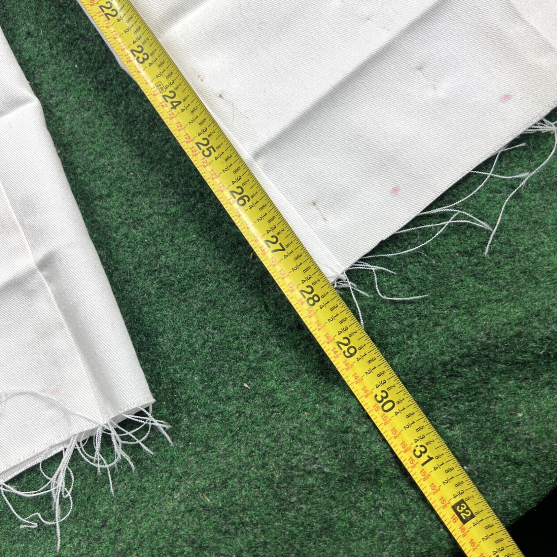 Vintage Vintage 70s Levis Sportswear Pants Womens (32x28) Off White Pleated USA Stained Size 24" / US 00 / IT 34 - 4 Thumbnail