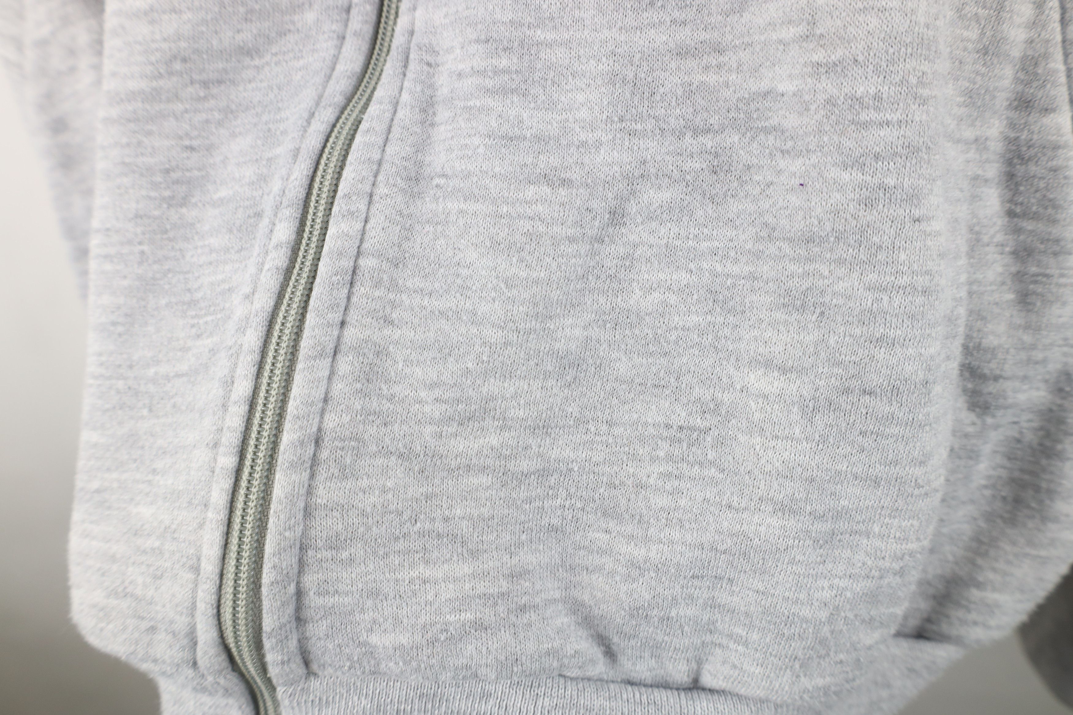 Nike Vintage 80s 90s Nike Full Zip Hoodie Sweatshirt Gray USA Size US XL / EU 56 / 4 - 6 Thumbnail