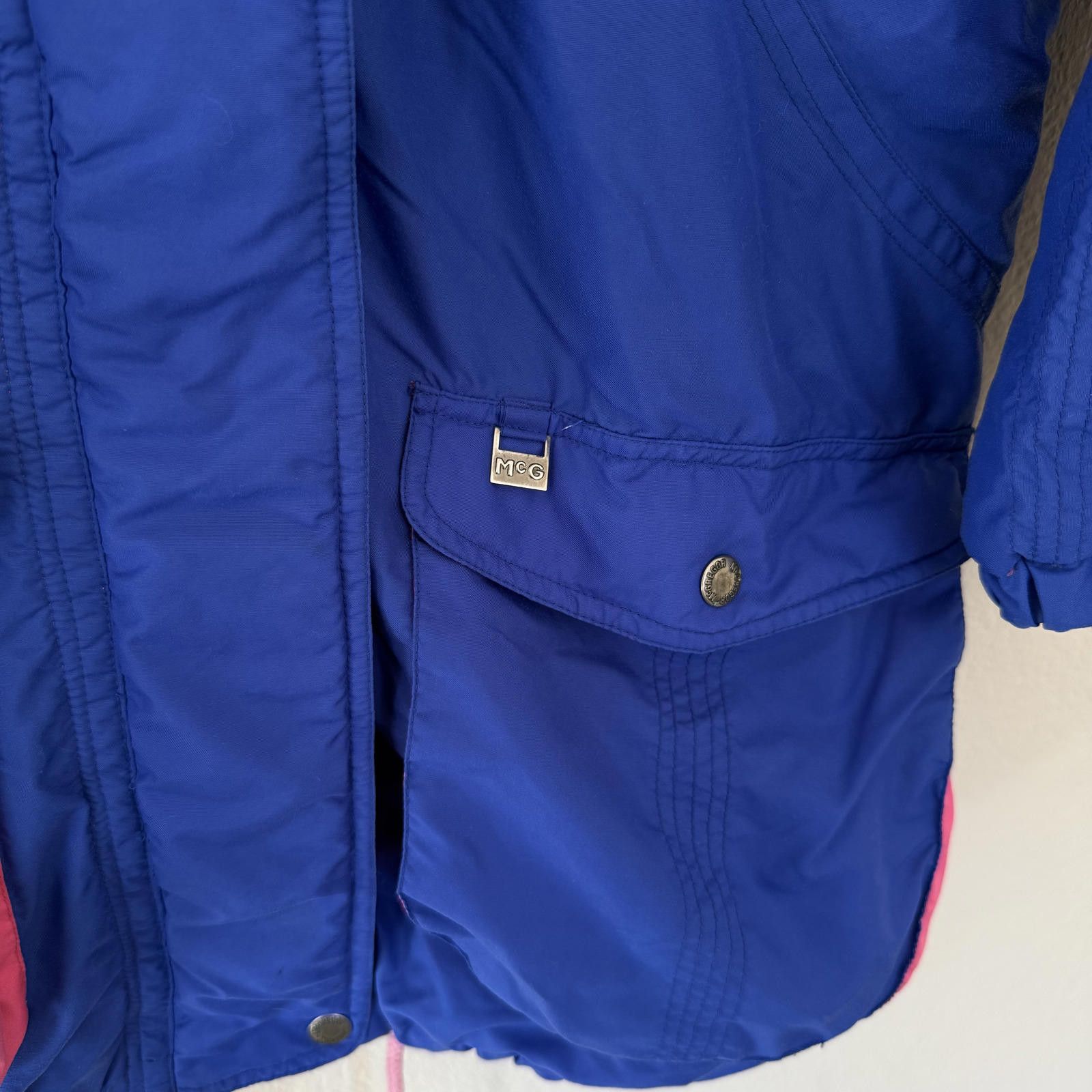 McGregor McGregor Jacket Women's S Blue Pink VTG Zip Size S / US 4 / IT 40 - 3 Thumbnail